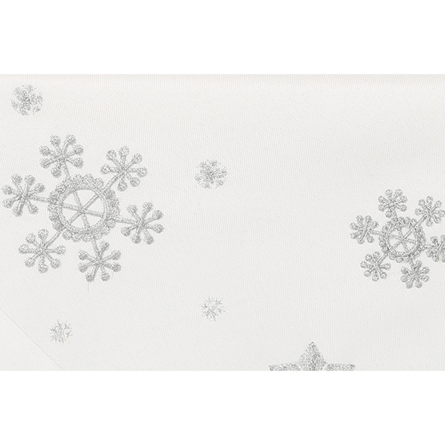 Dreams Mitteldecke »Schneeflocke, Weihnachtsdeko«, mit aufwendiger Stickerei