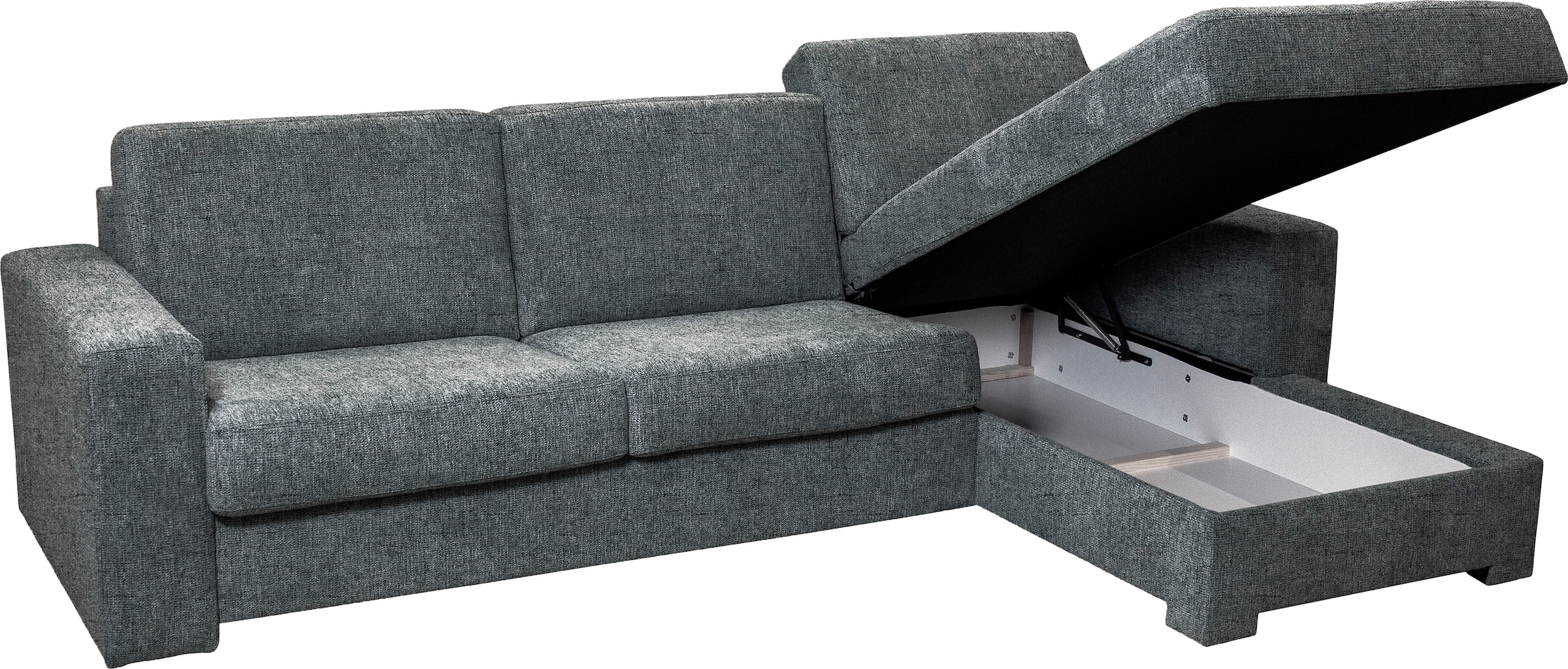 Home affaire Ecksofa Roma "L" Dauerschlaffunktion, mit Unterfederung, Matratzenhöhe 14cm, Liegemaße ca 163x198 cm, L-Form