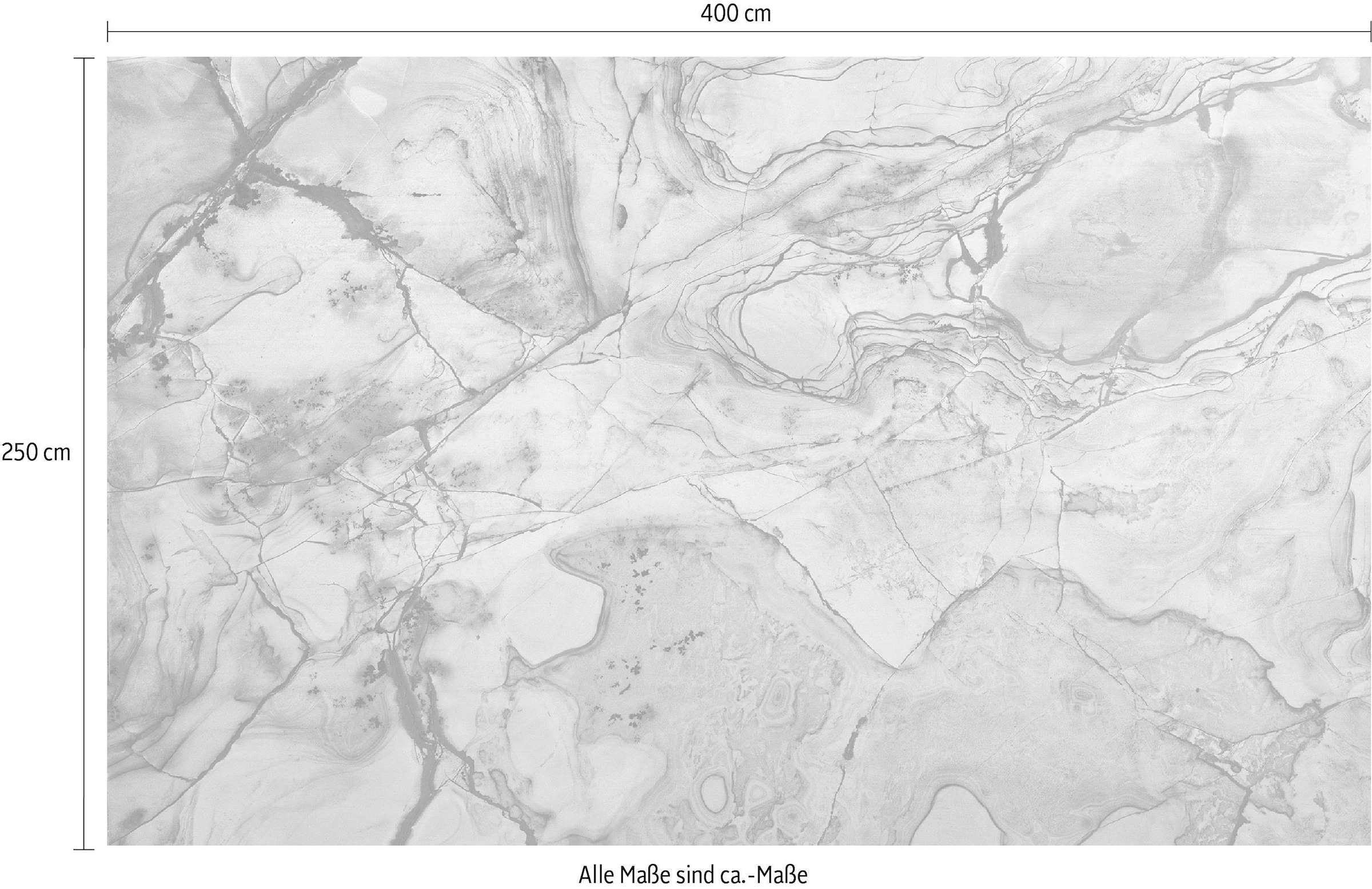 Komar Vliestapete »Digitaldruck Vlies -  Marble - Größe 400 x 250 cm« bedruckt glatt Wohnzimmer, Schlafzimmer