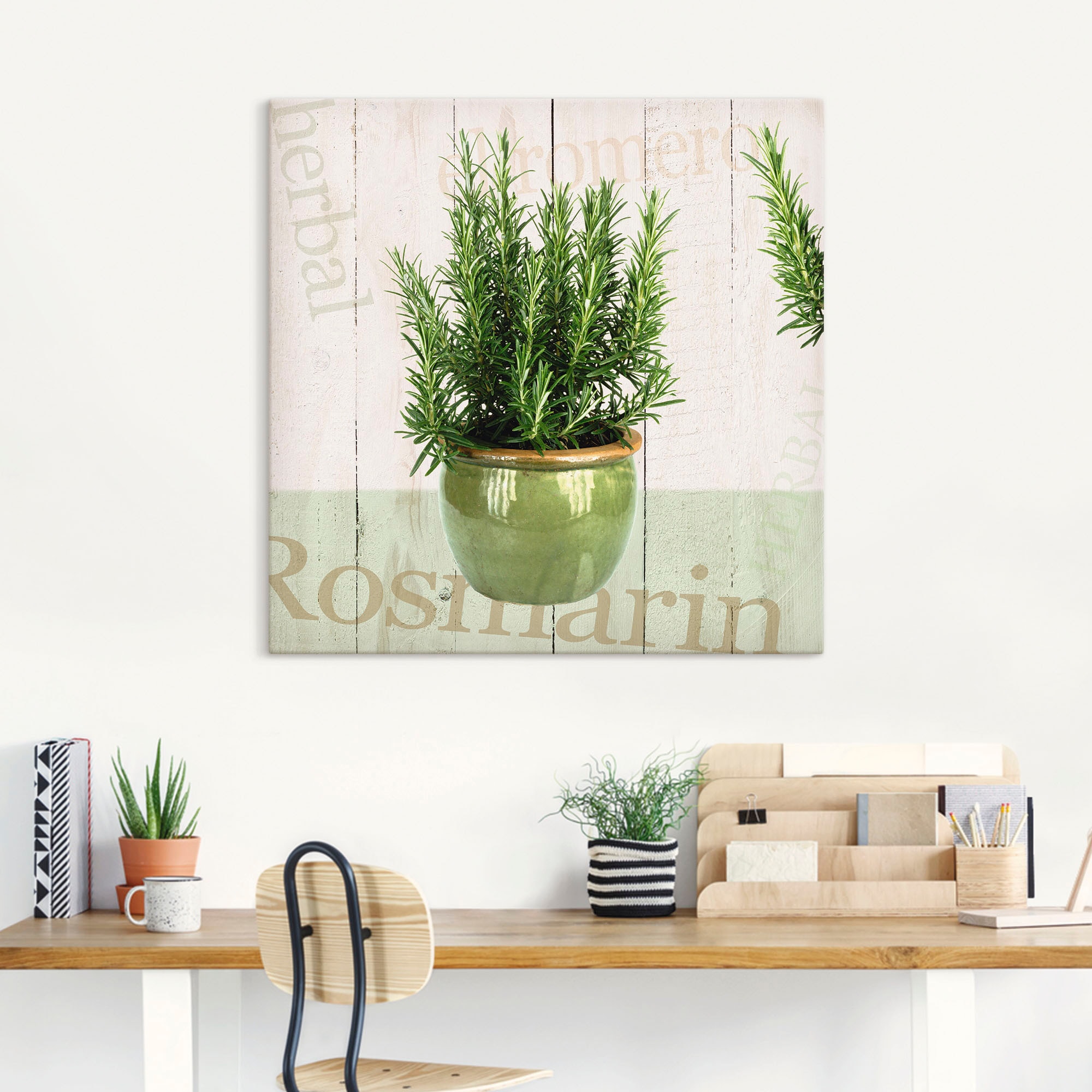Artland Wandbild »Rosmarin«, Pflanzen, (1 St.), als Alubild, Outdoorbild, Leinwandbild, Poster in verschied. Größen