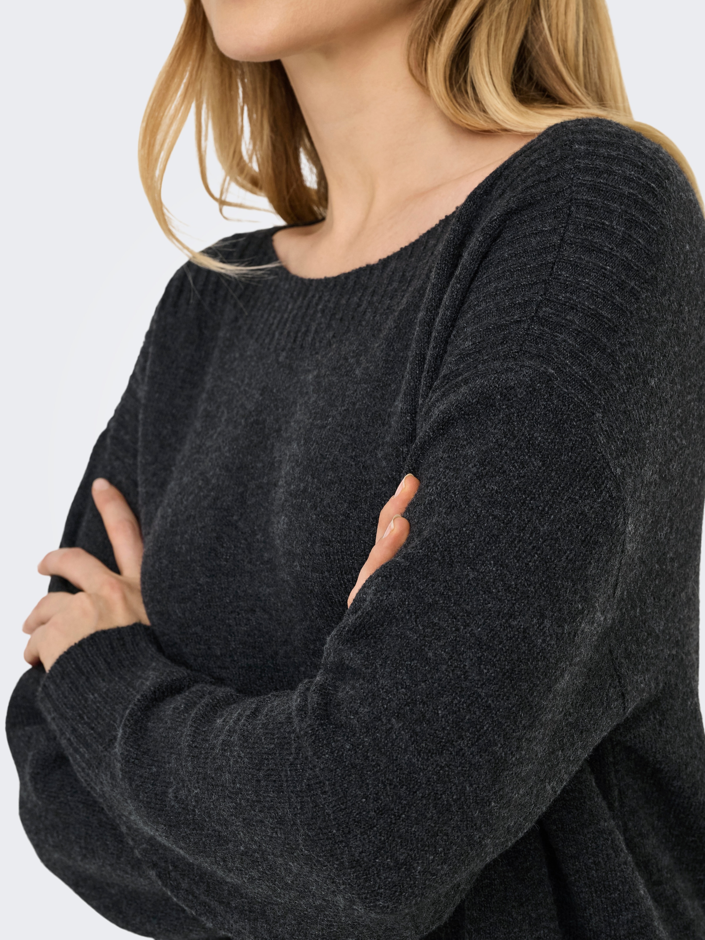 ONLY Midikleid »ONLGLORIA LS BOATNECK DRESS EX KNT«