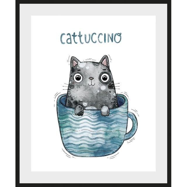 queence Bild »Cattucino«, Katze, (1 St.) auf Raten bestellen