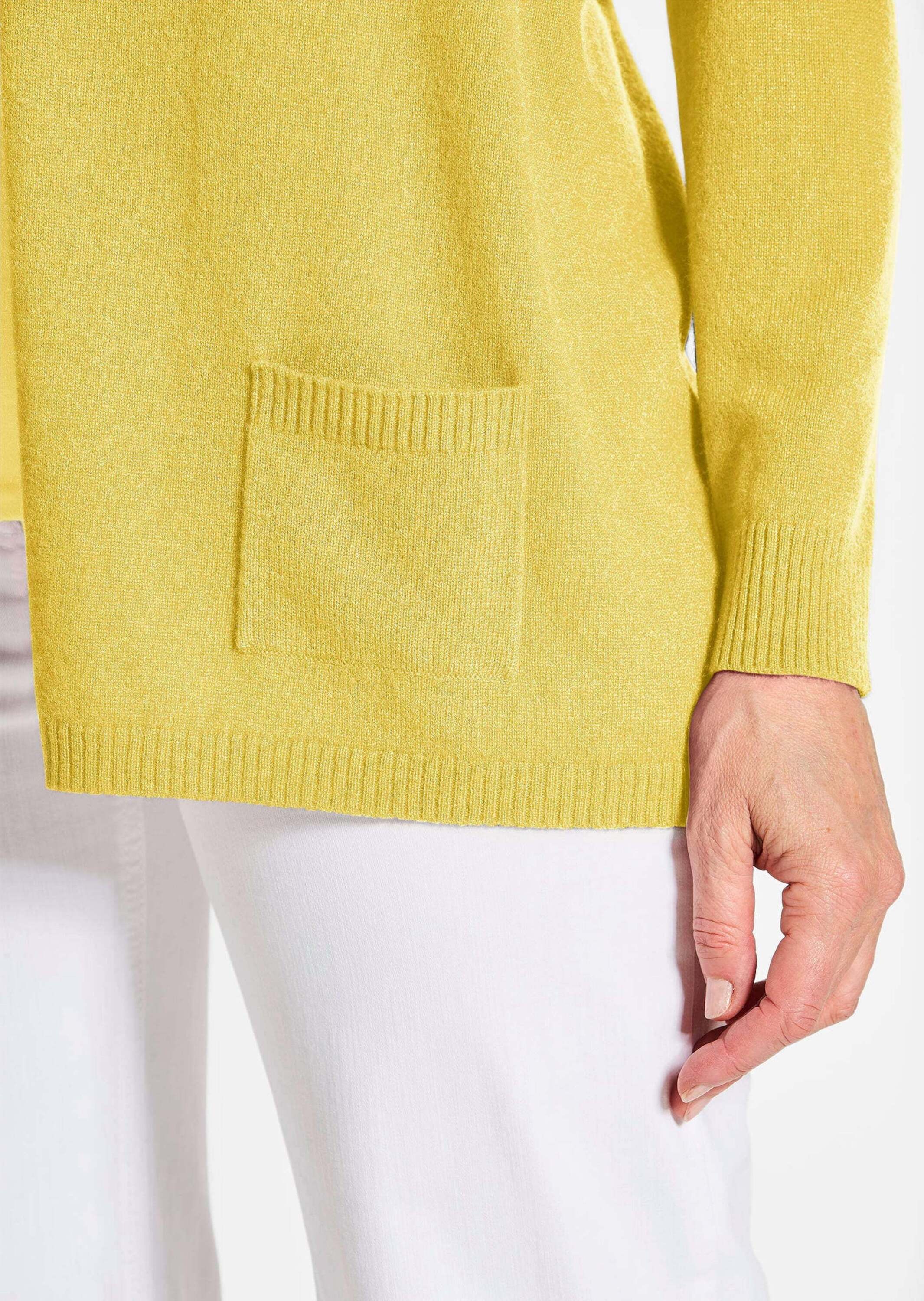 GOLDNER Strickjacke »Kurzgröße Langarm Feinstrick-Cardigan«