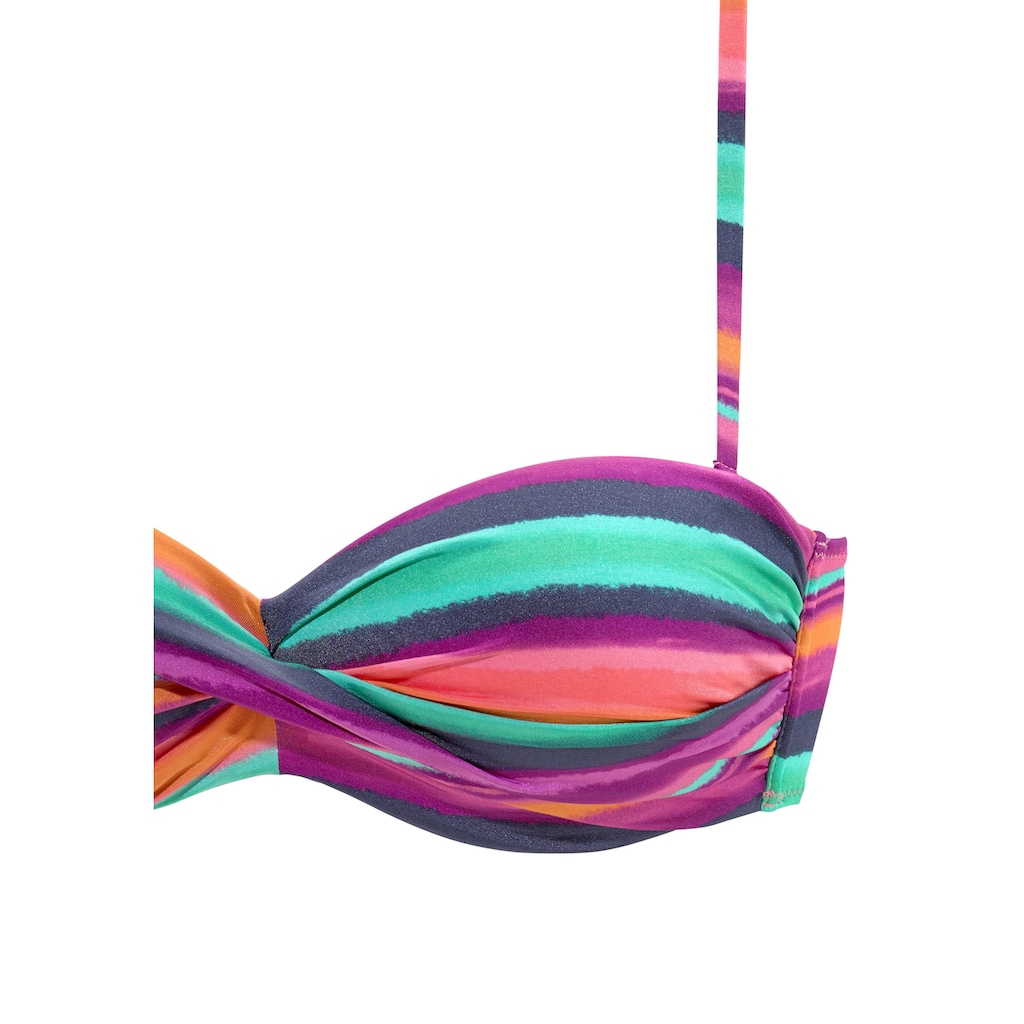 LASCANA Bandeau-Bikini-Top »Rainbow«