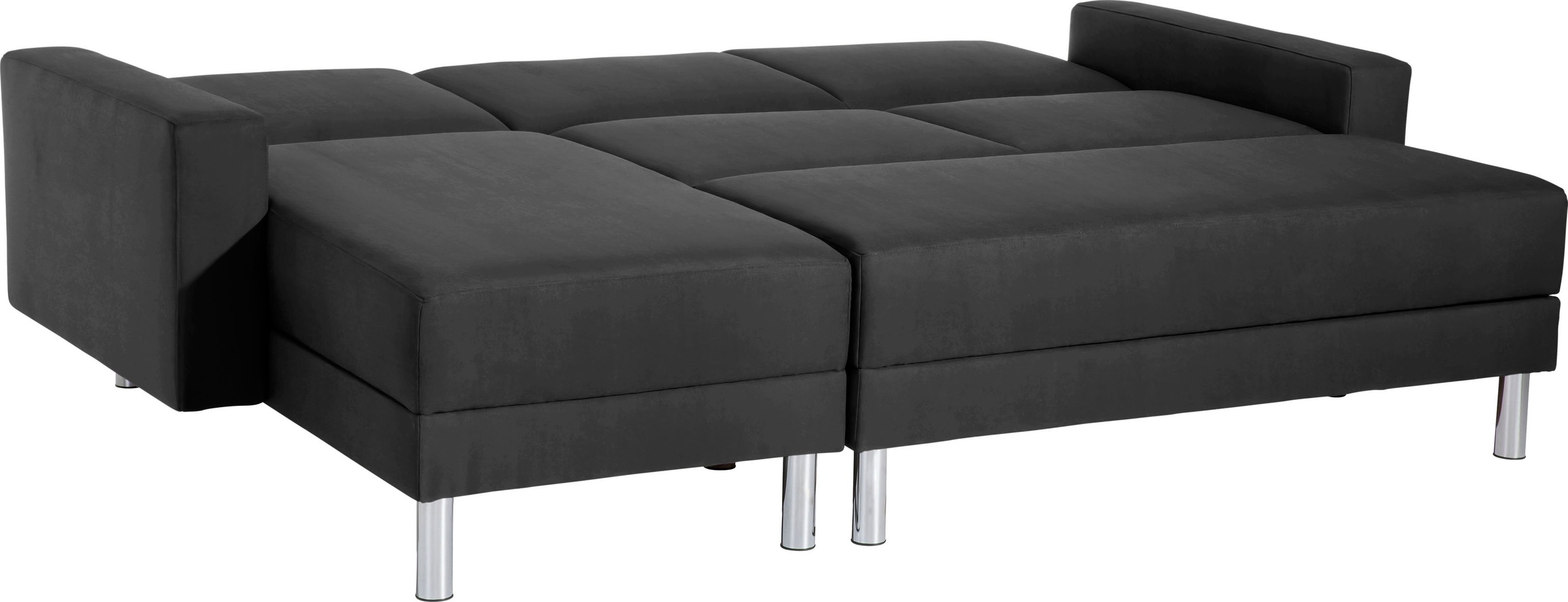 Max Winzer® Schlafsofa »Just Fresh modernes kubisches Sofa, Rückenverstellung für Sitzkomfort«, Recamiere links oder rechts montierbar, elegante Metallfüße