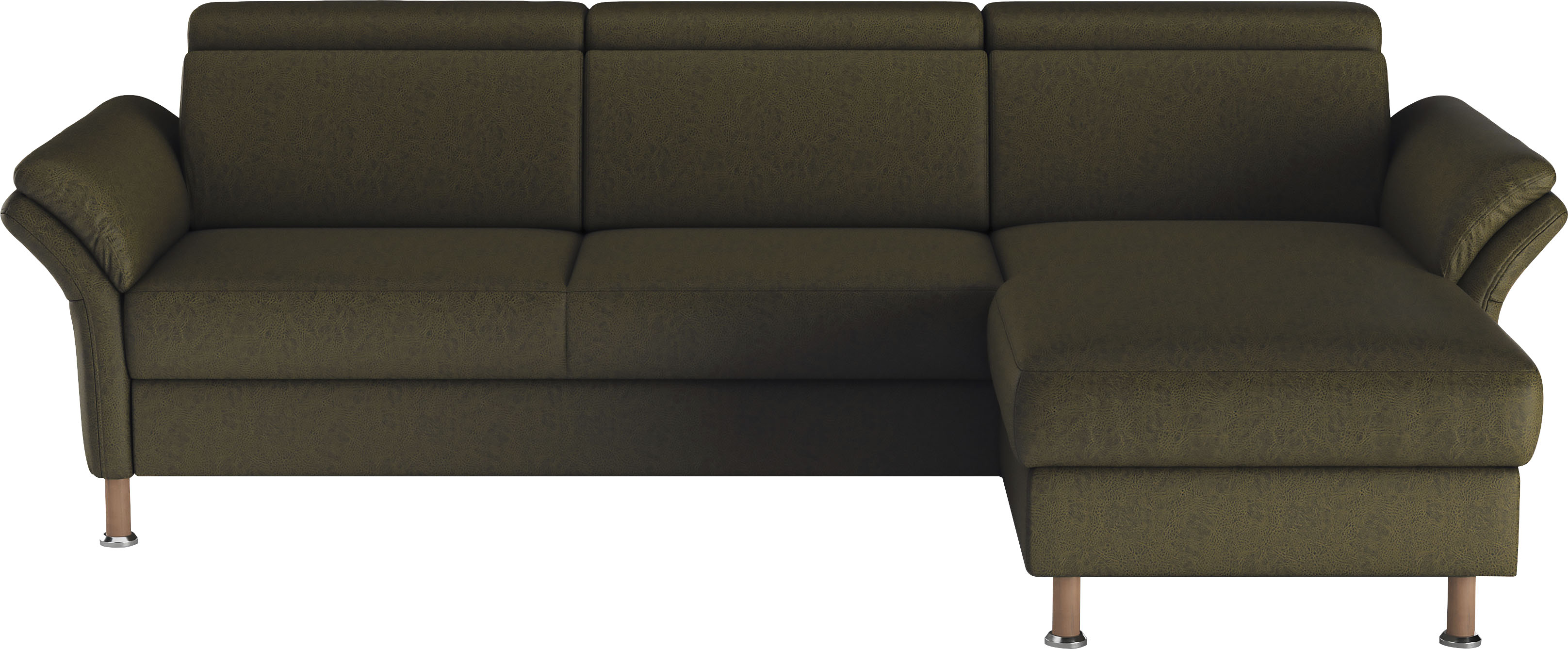 OTTO home Ecksofa "Calypso L-Form" mit motorischen Funktionen im Sofa und Recamiere