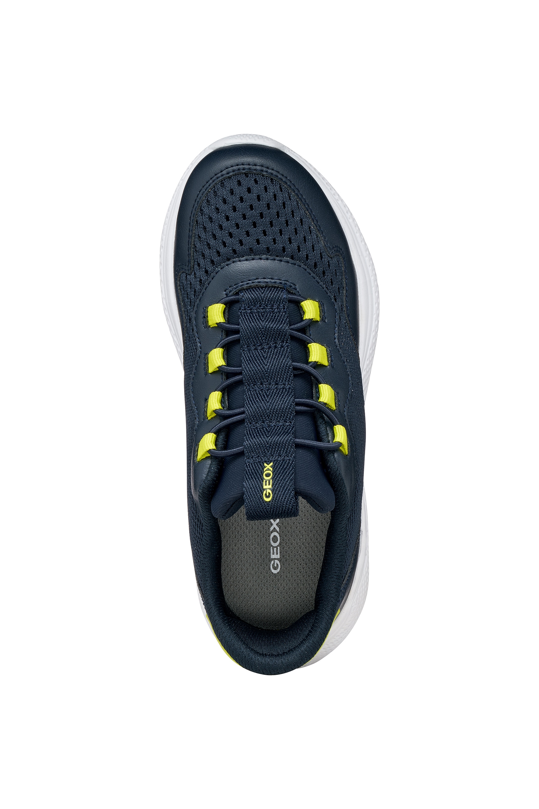 Geox Keilsneaker »J SPRINTYE FAST IN B«  Freizeitschuh mit Kontrastbesätzen, Größenschablone zum Download