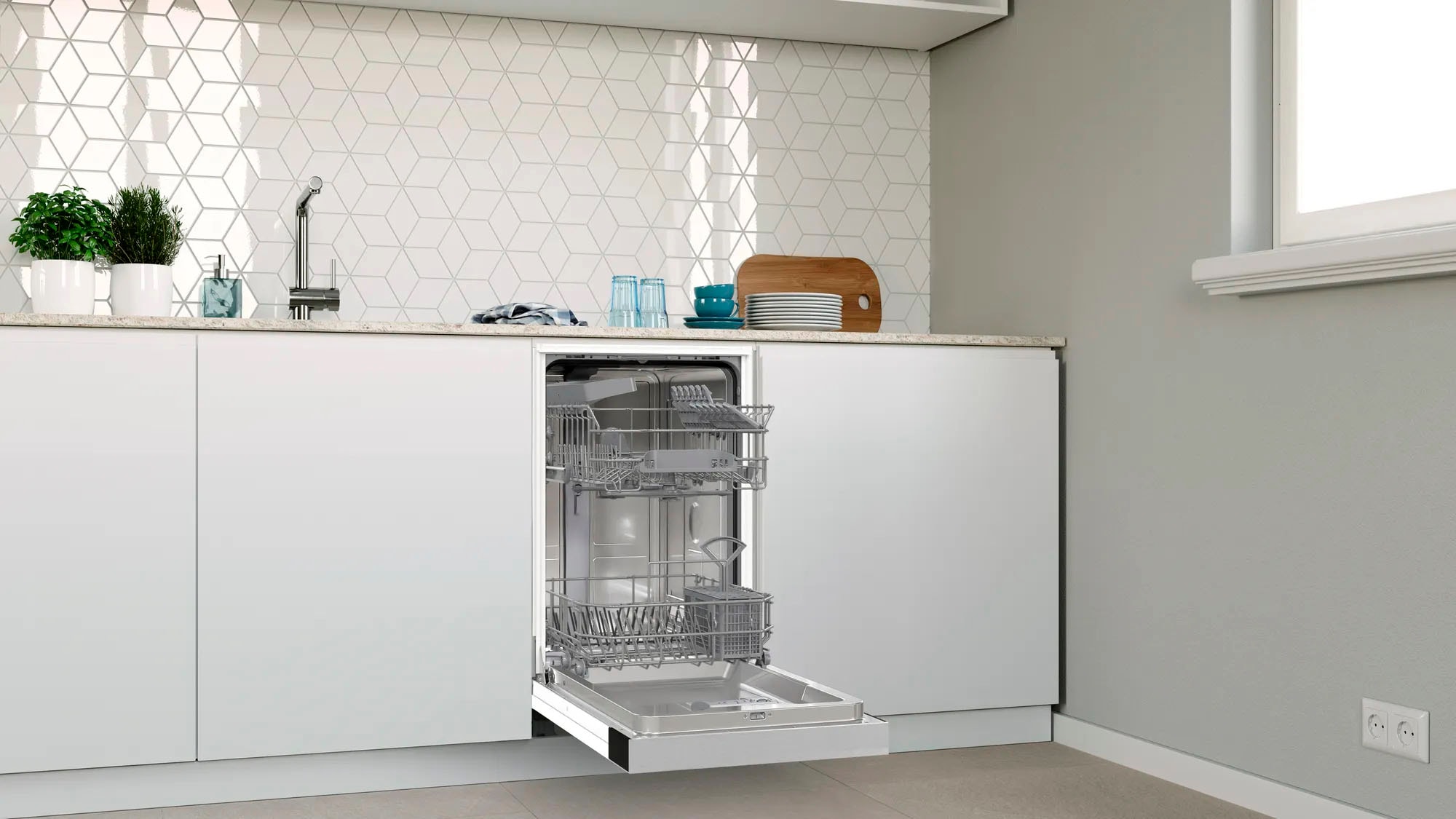 Constructa teilintegrierbarer Geschirrspüler »CP6IS01HKE« 10 Maßgedecke