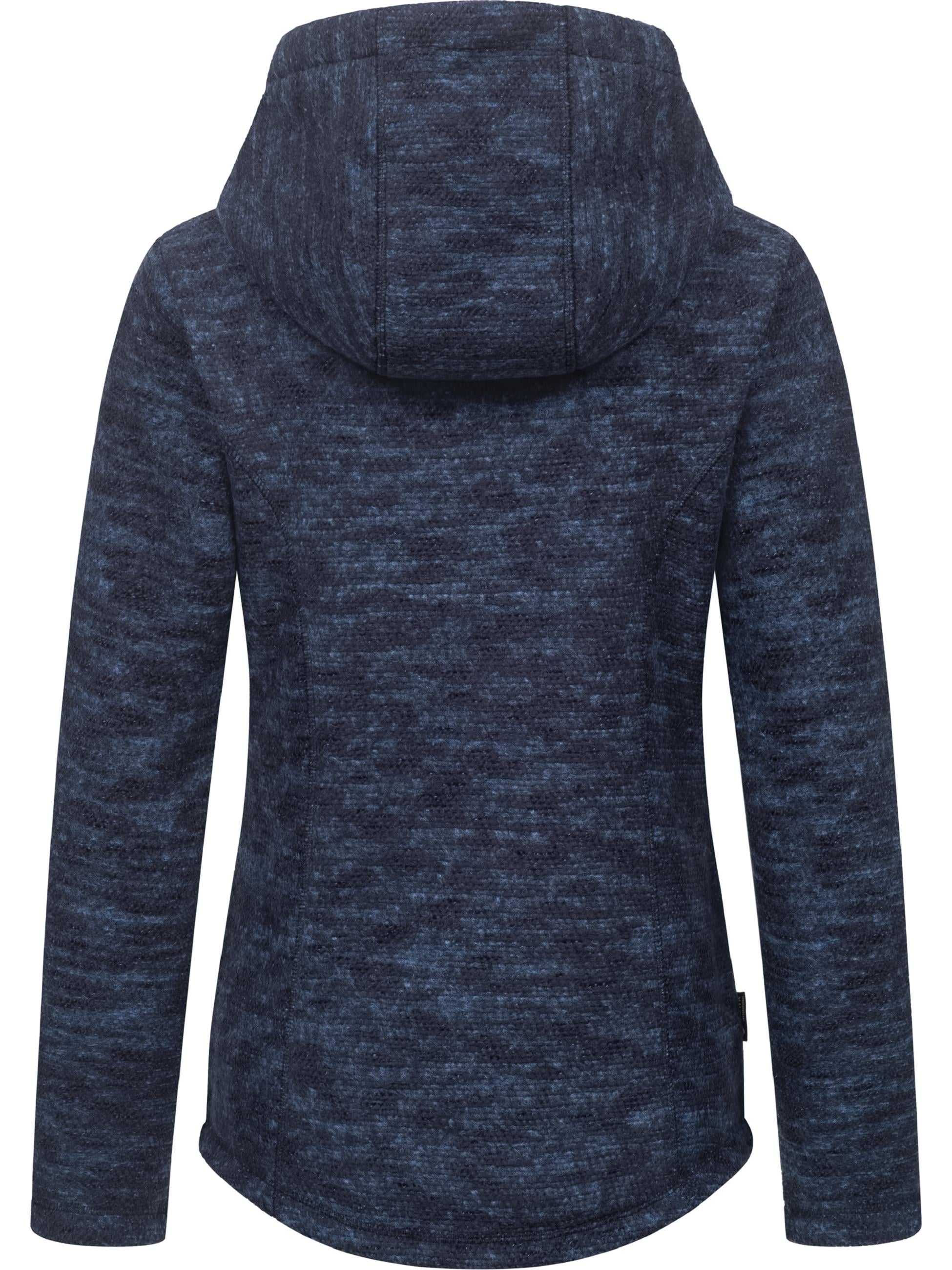 Ragwear Kapuzensweatjacke »Kapuzenstrickjacke Lyshka Melange«