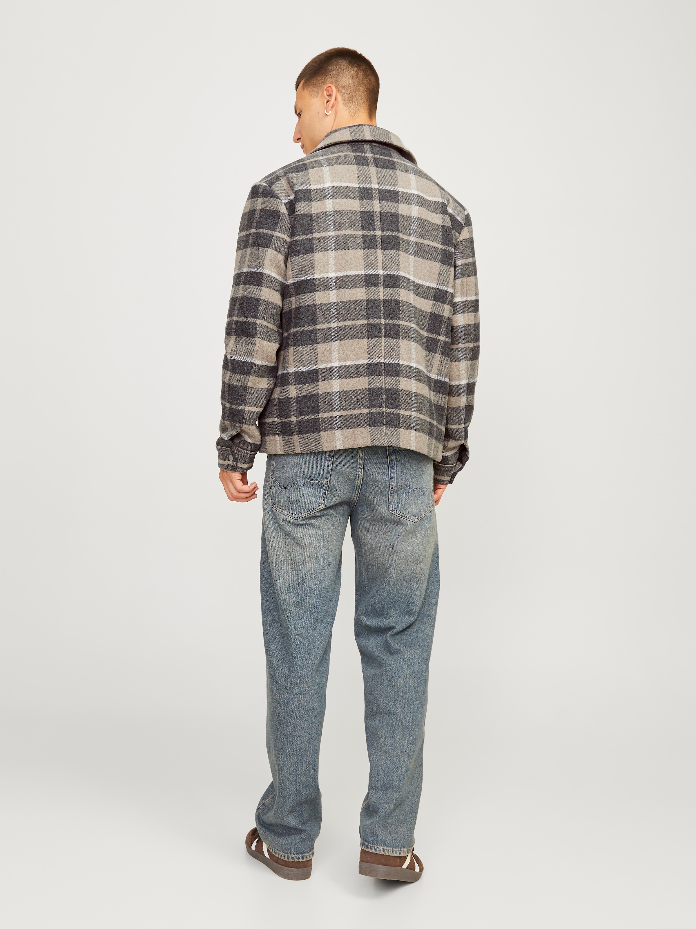 Jack & Jones Wolljacke »JPRCCRUSSEL WOOL BLEND JACKET SN«, ohne Kapuze