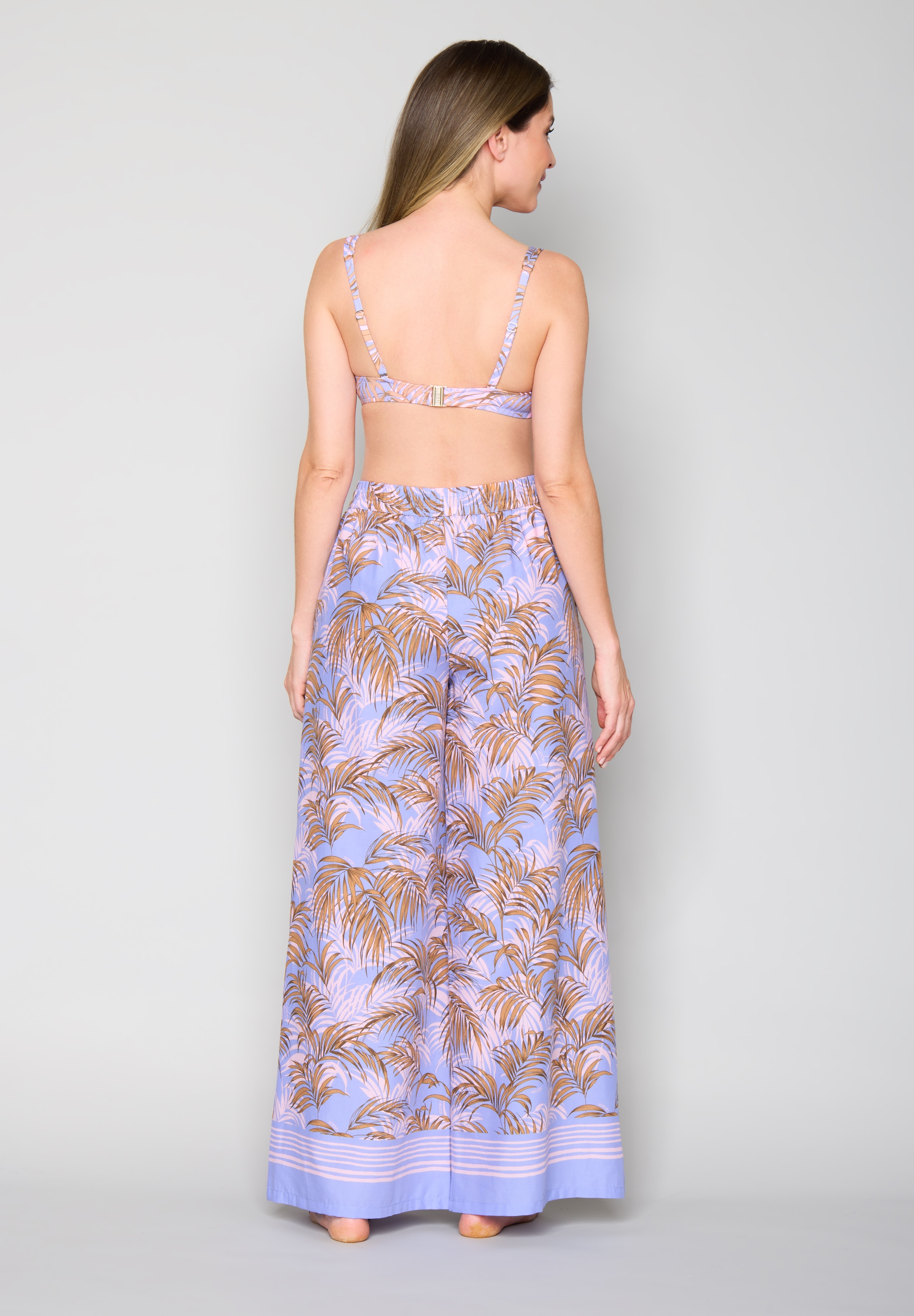 JOOP! Strandhose »Palmeras Beach«  Palmenprint und feine Streifendetails, seitliche Taschen