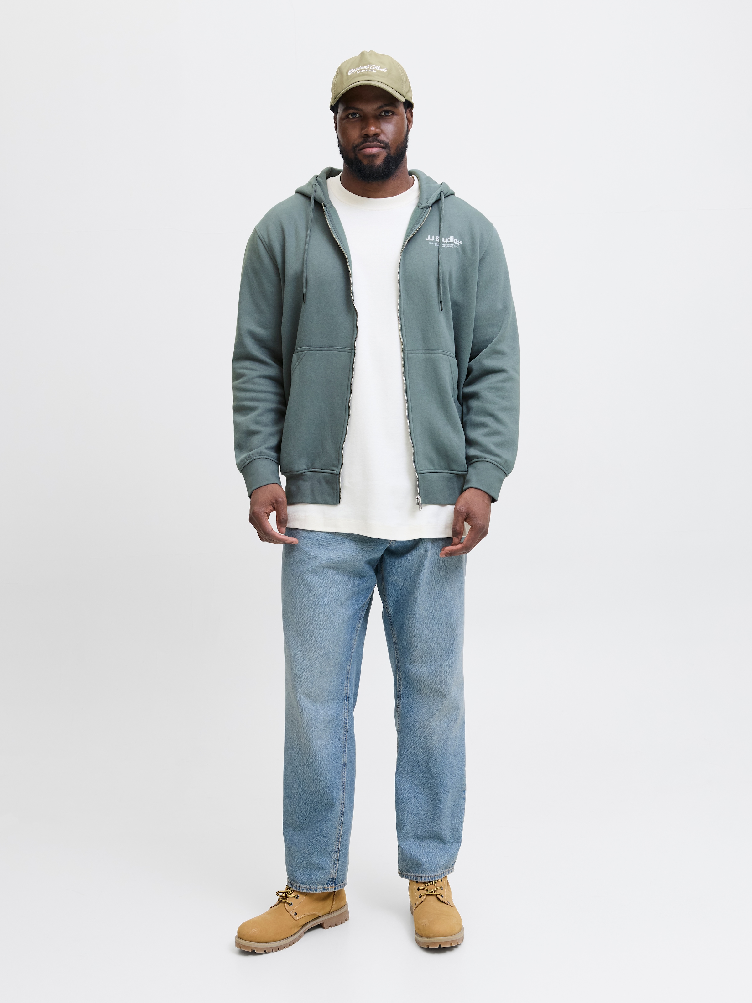 Jack & Jones PlusSize Kapuzensweatshirt »JJESOHO SWEAT ZIP HOOD NOOS PLS«
