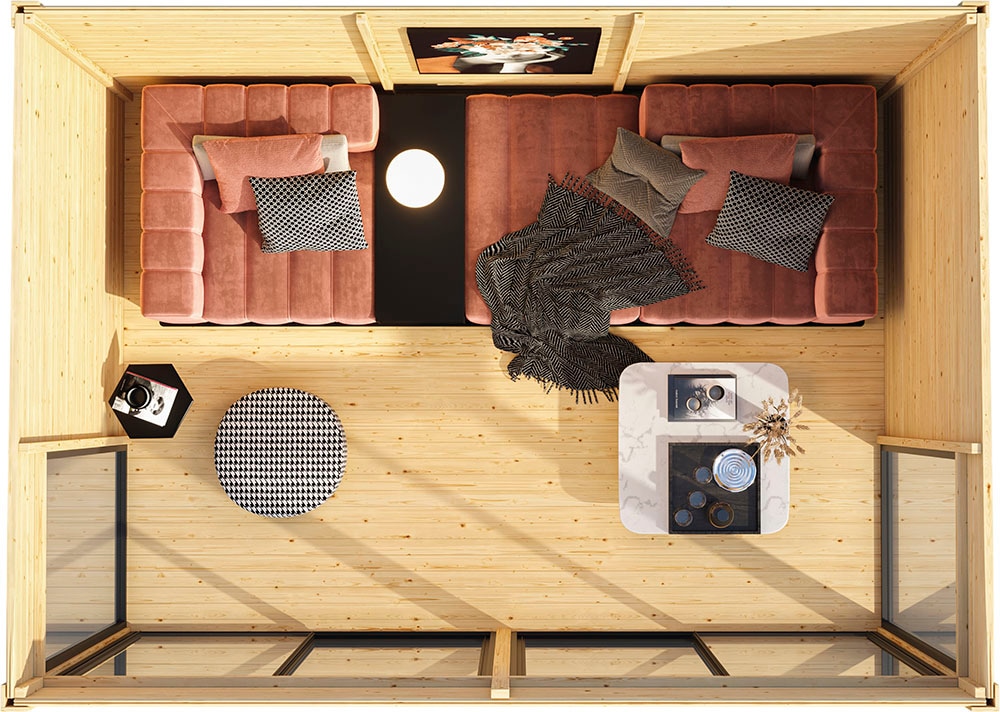 Karibu Gartenhaus »Ditsche 5« inkl. Massivholzfußboden