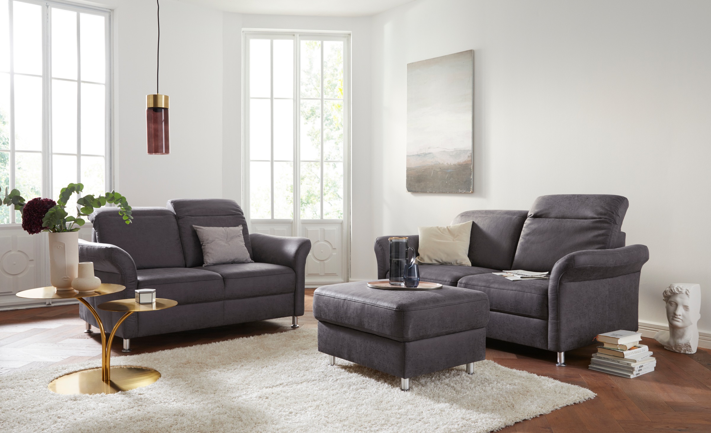 sit&more Stauraumhocker »Darwin«, inklusive Federkern und Stauraum