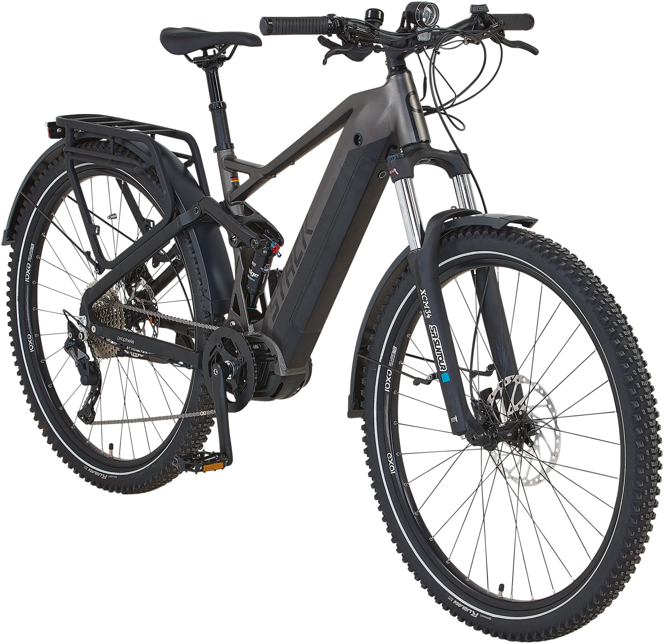 Prophete »Stack 5.8« 10 Gang Shimano Deore Schaltwerk Kettenschaltung Mittelmotor 250 W Pedelec, Elektrofahrrad für Herren