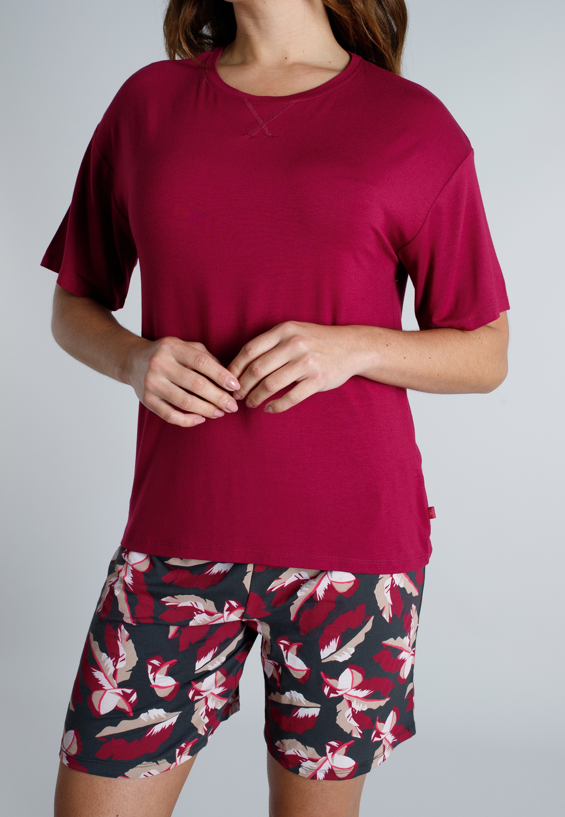 TOM TAILOR Shorty atmungsaktiv, Viskosenmix