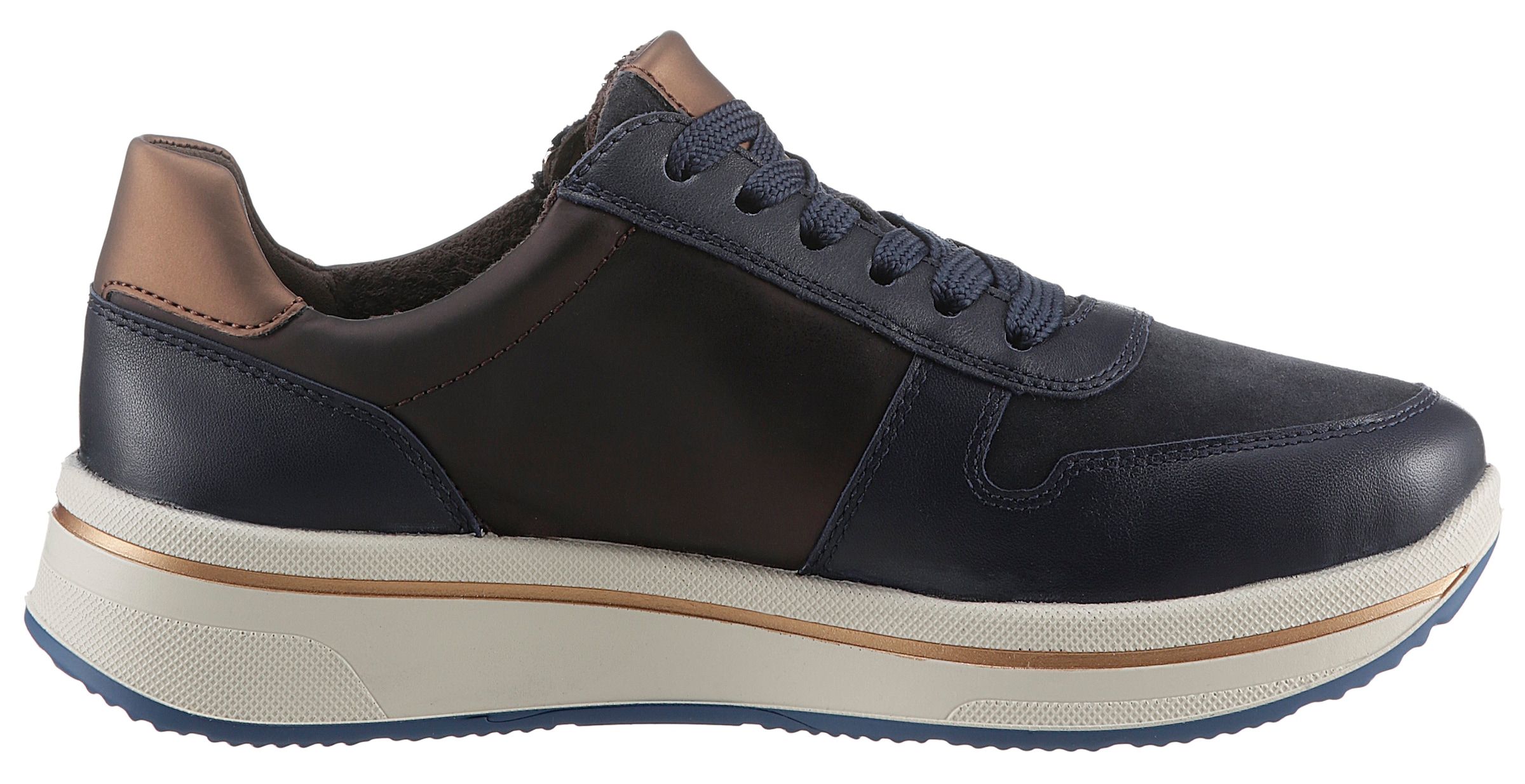 Ara Sneaker »SAPPORO«  , Freizeitschuh, Halbschuh, Schnürschuh in Komfortweite H = sehr weit