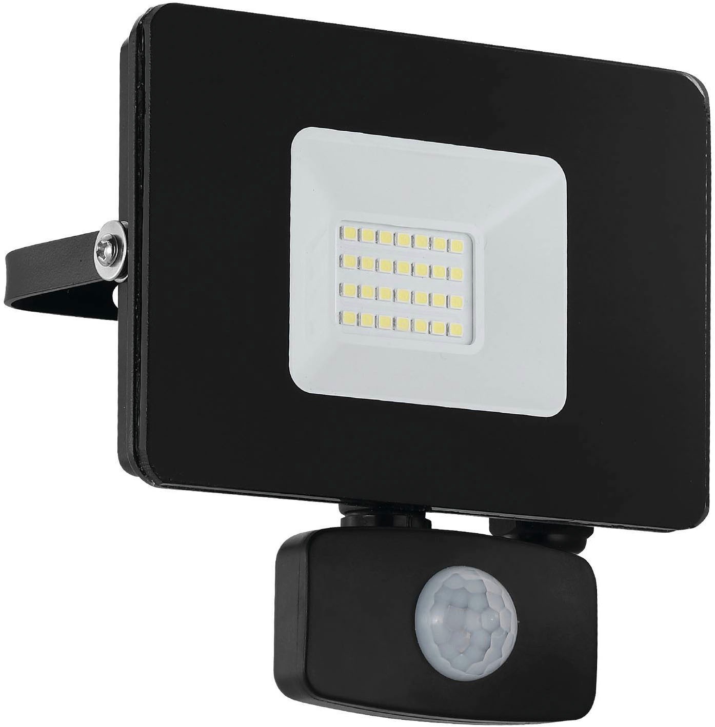 EGLO Wandleuchte »Faedo 3, Außen-Strahler, Außenleuchte, Wandstrahler, IP65, Lampe« LED-Modul 1 Stk. Kaltweiß Wand-/Deckenleuchte - L13 x H14 x AL5 cm - schwarz - 21W inkl.