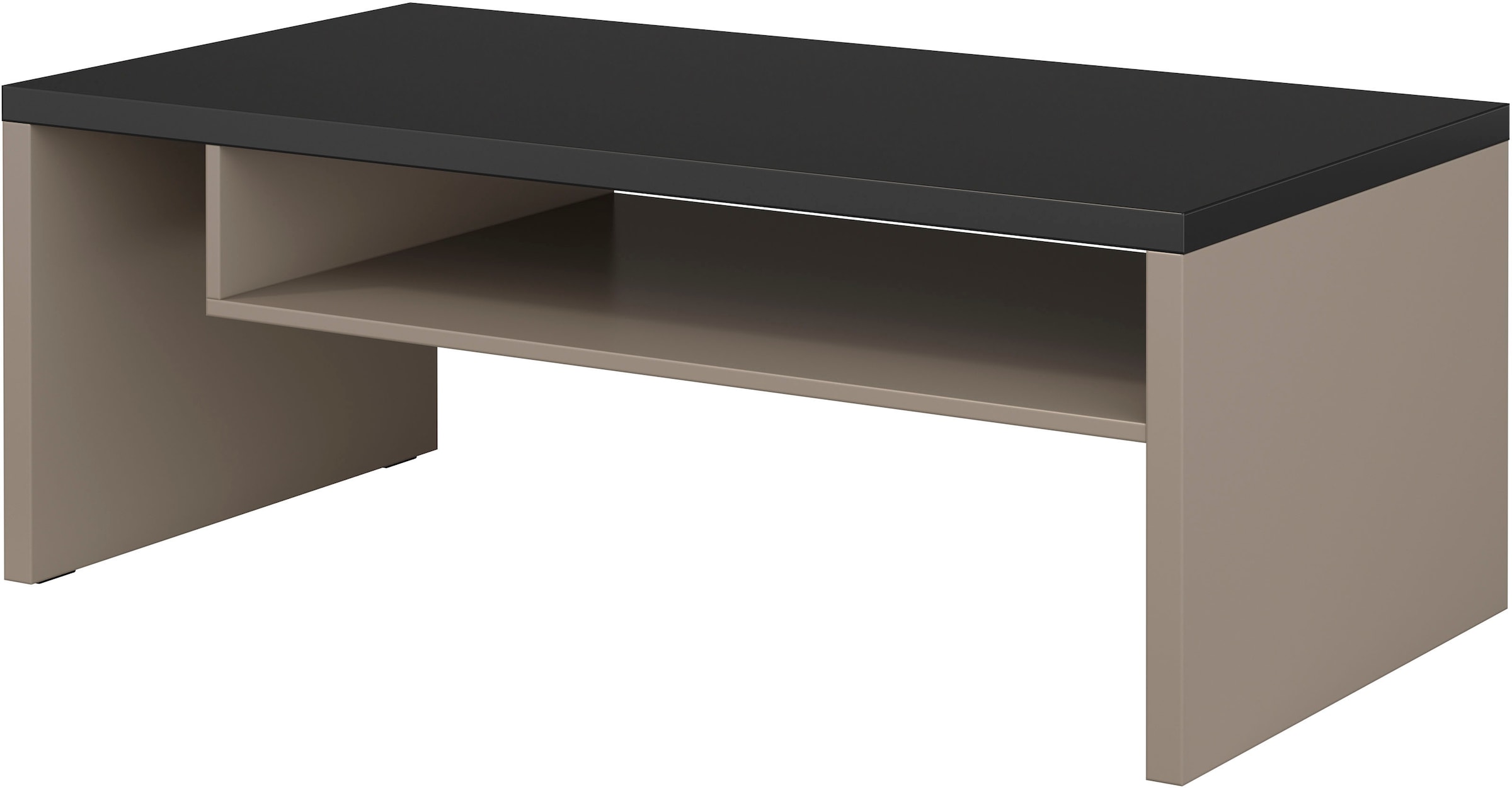 OTTO home Couchtisch »Cross, Breite 120 cm, moderner Sofatisch für Wohnzimmer« Tisch mit offenem Fachboden