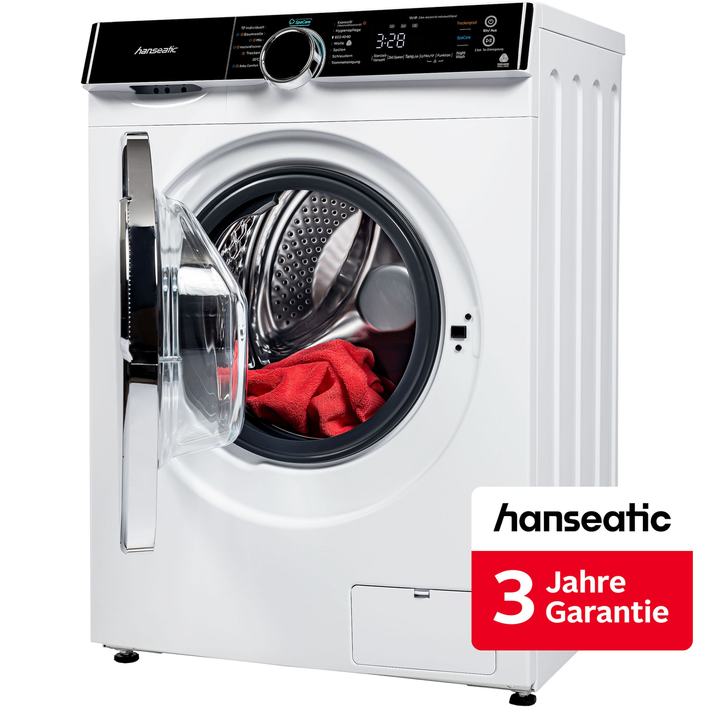 Hanseatic Waschtrockner "HWDK86AD" 8 kg /6 kg 72 dB(A) inkl. 3 Jahre Herstellergarantie