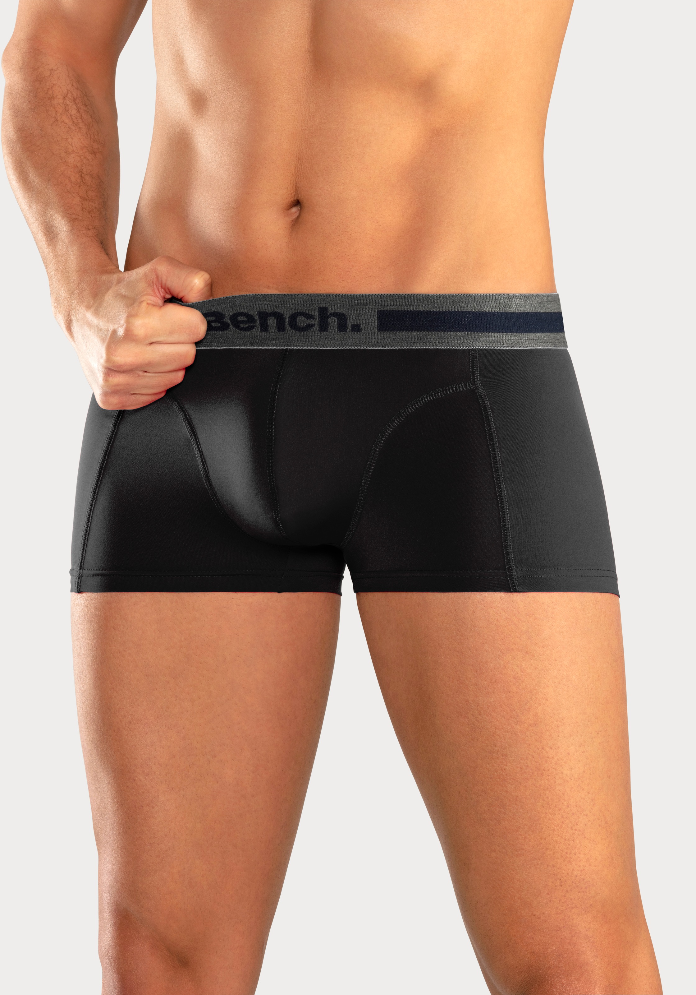 Bench. Funktionsboxer »Boxershorts für Herren«, (Packung, 4 St.), Unterhosen aus Microfaser