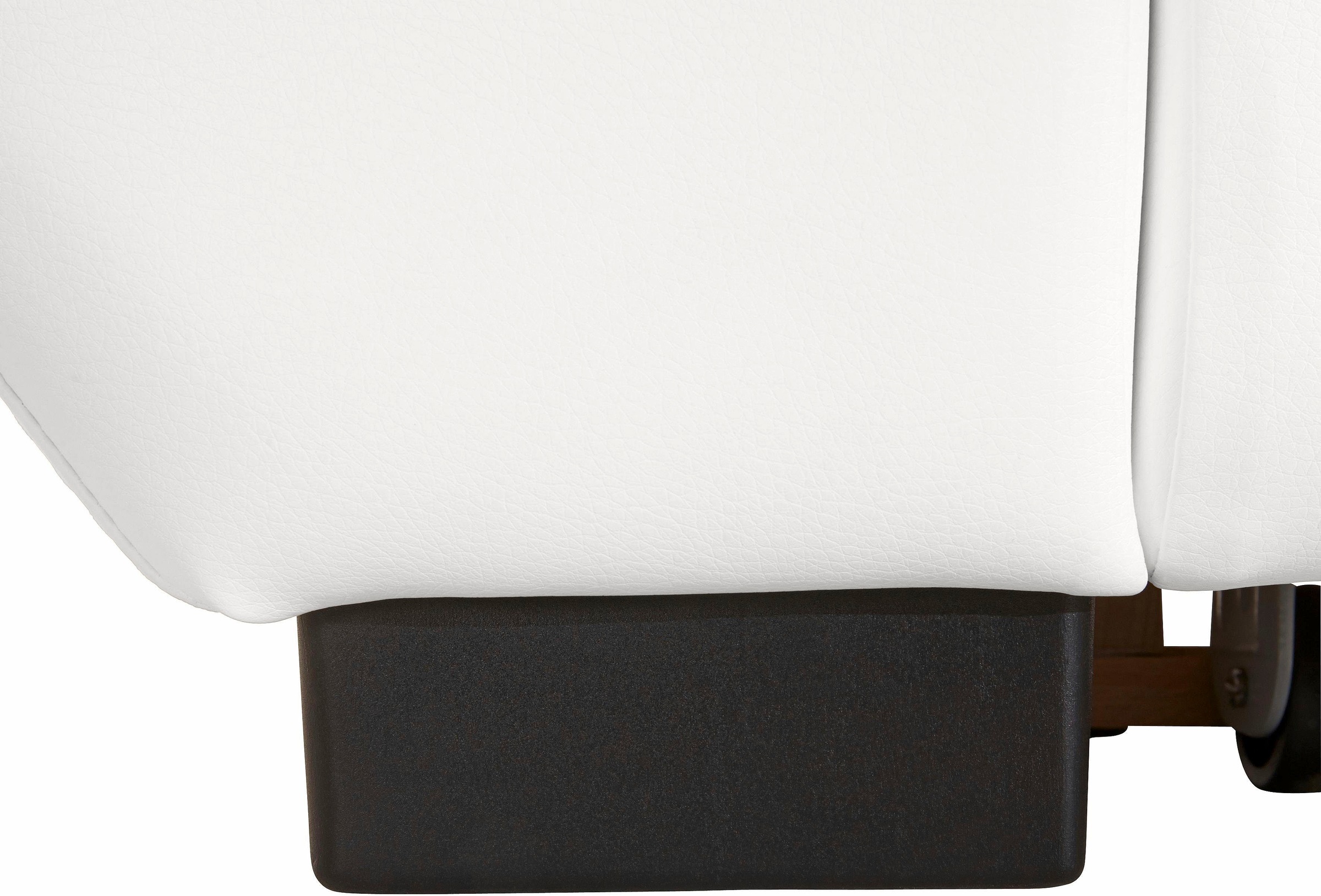 COTTA Polstergarnitur »Speedway L-Form«, (Set), Set bestehend aus: Ecksofa mit Kopfteilverstellung & Hocker