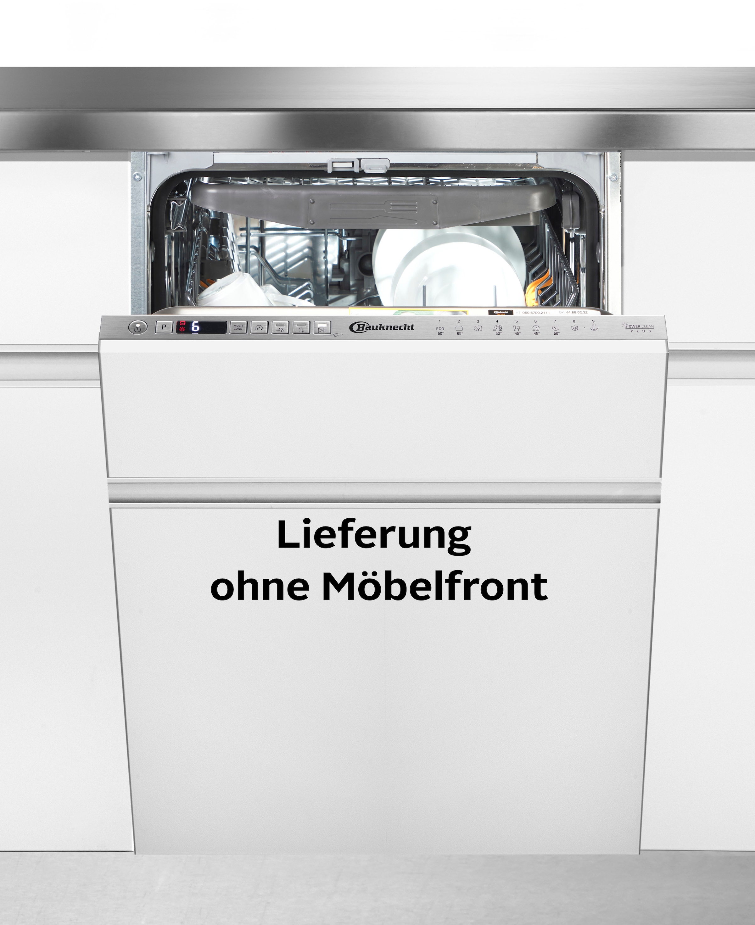 BAUKNECHT vollintegrierbarer Geschirrspüler »BK6IB10BS7LAO«, 10 Maßgedecke, ActiveDry