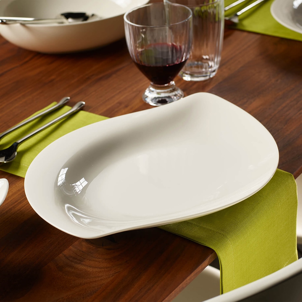 Villeroy & Boch Schale »Schale flach New Cottage Special Serve Salad 600 ml weiß«