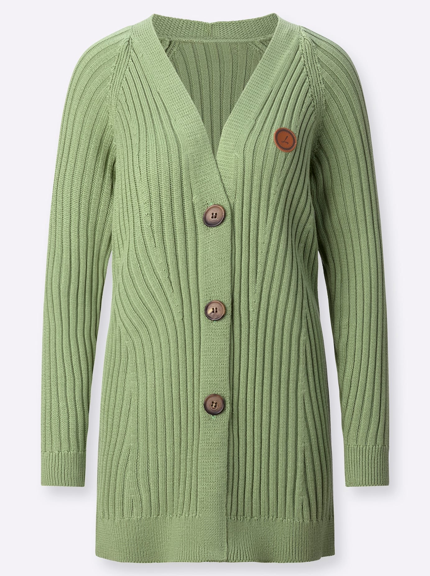 Casual Looks Longstrickjacke
