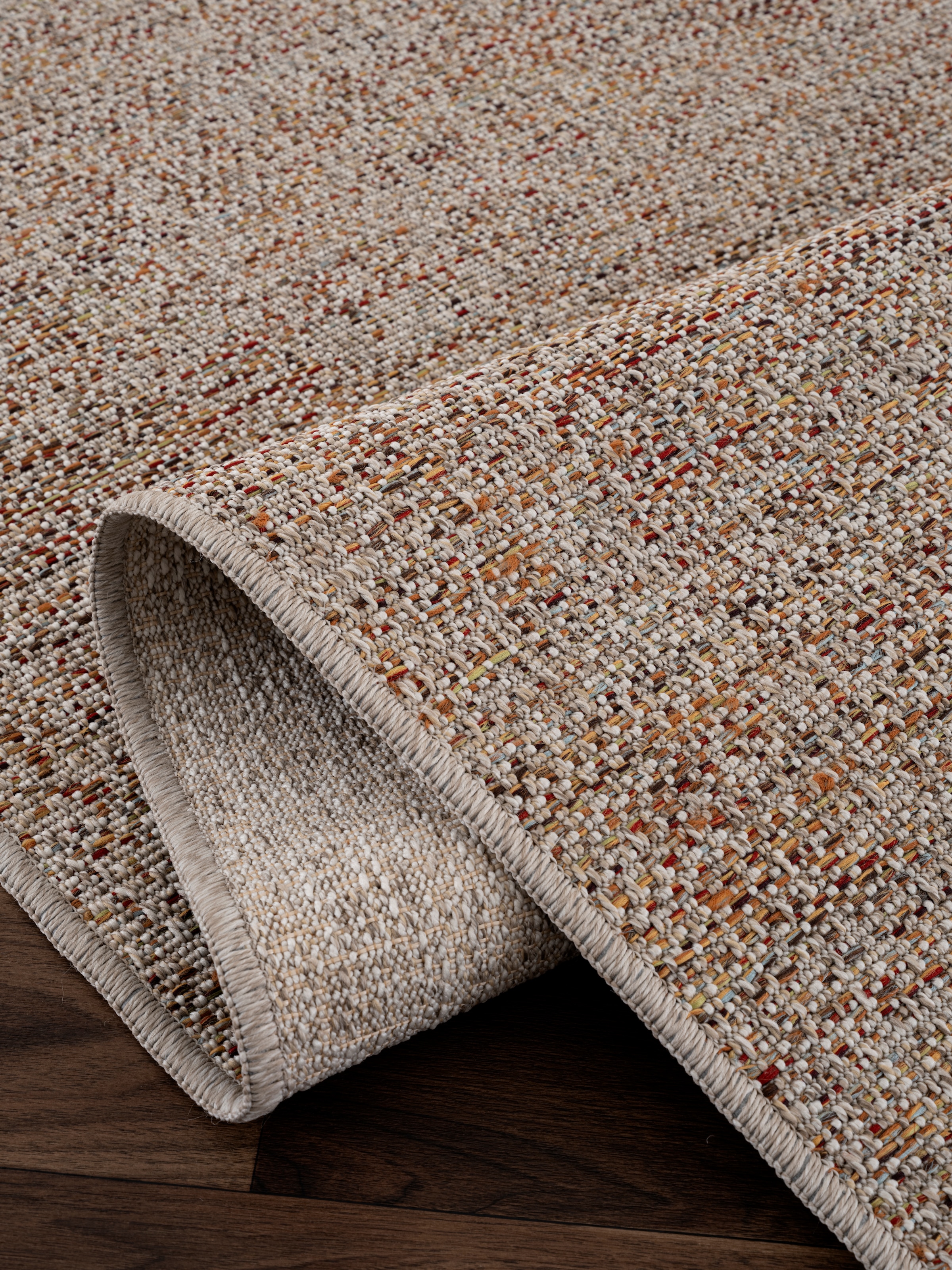 OTTO home Teppich »Lennor, In- und Outdoor geeignet, Balkon, Camping« rechteckig 8 mm Höhe Wetterfest & UV-beständig, meliert, Sisal-Optik, Esszimmer, Wohnzimmer
