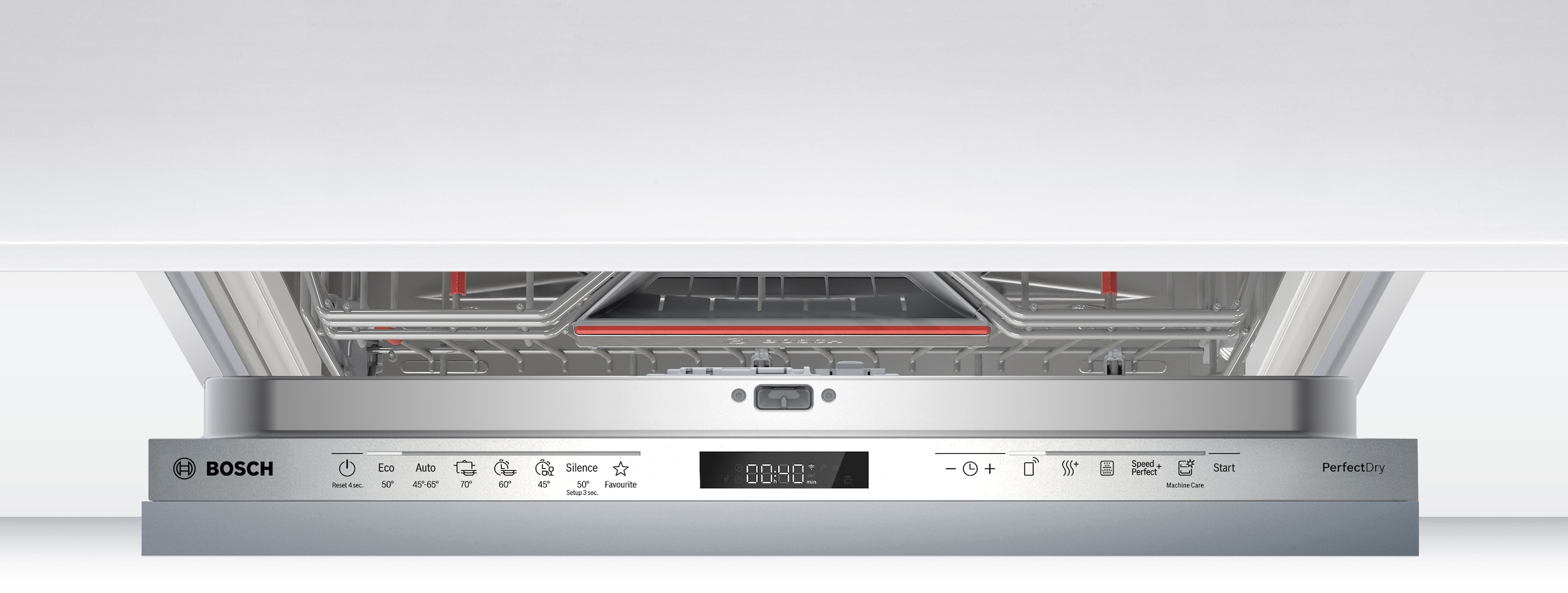 BOSCH vollintegrierbarer Geschirrspüler Serie 6 »SBV6ZCX25E« 14 tlg. Maßgedecke Time Light - Restzeit wird auf Küchenboden projiziert,  Rack Matic