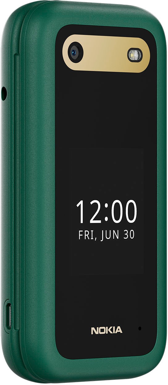 Nokia Klapphandy »2660 Flip«, schwarz, XXL 7,11 ➥ 3 Jahre 0,3 Zoll, MP Garantie Kamera GB cm/2,8 Speicherplatz, 0,13 UNIVERSAL 