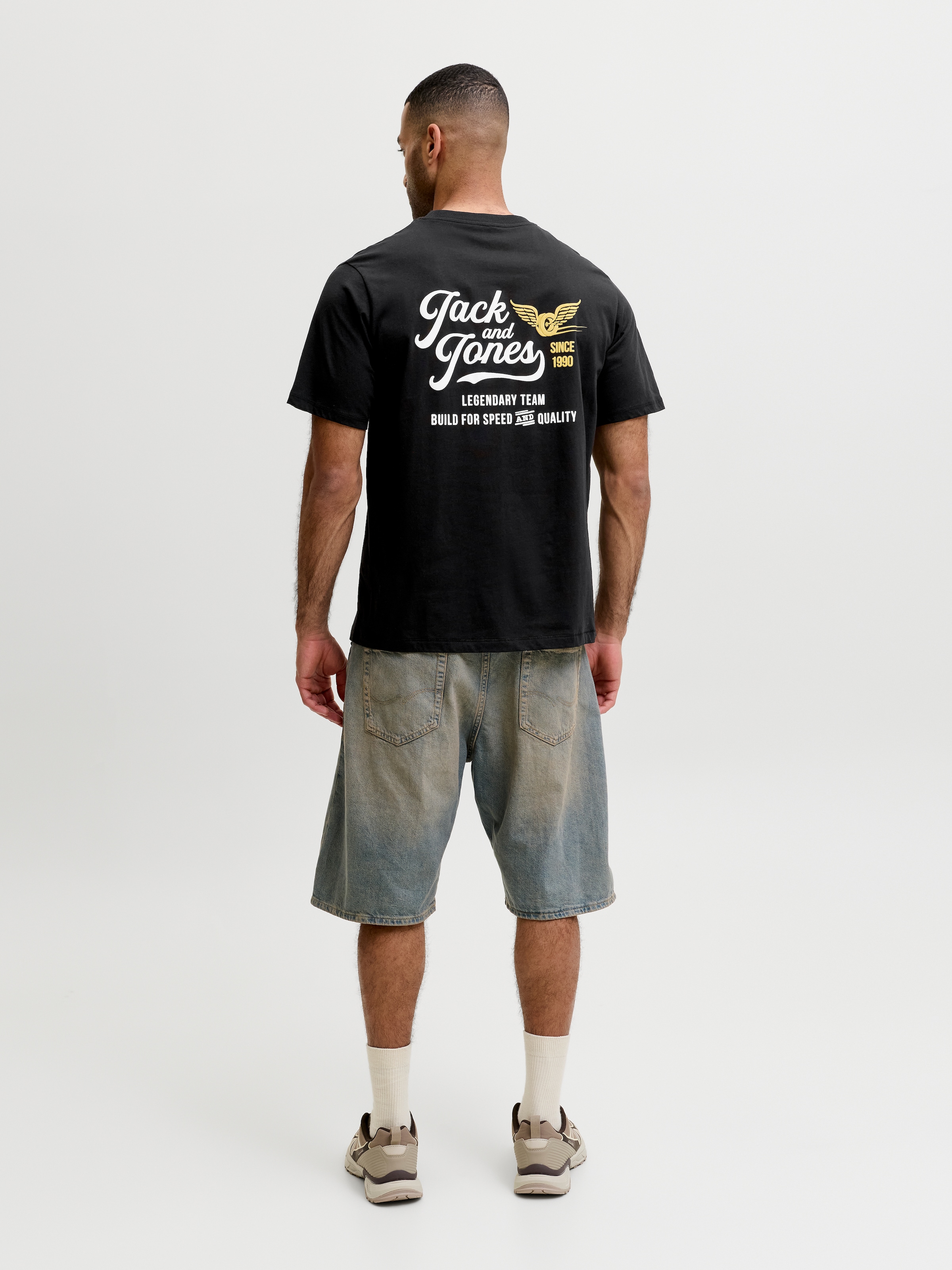Jack & Jones T-Shirt »JJLEGEND TEE SS CREW NECK« Baumwolle, locker geschnitten