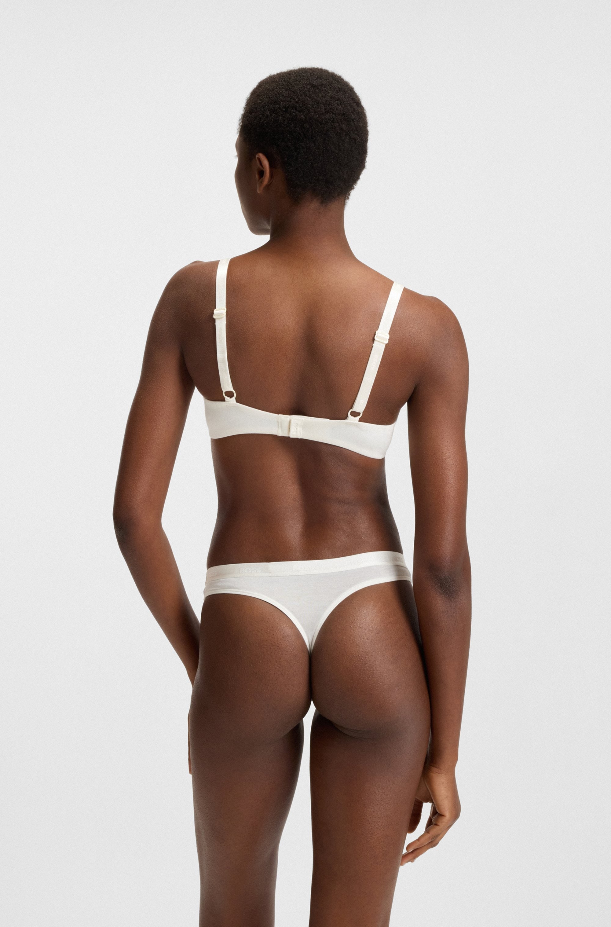 BOSS Bügel-BH »UNDERWIRE BRA CI«, mit BOSS Schriftzug auf den Trägern