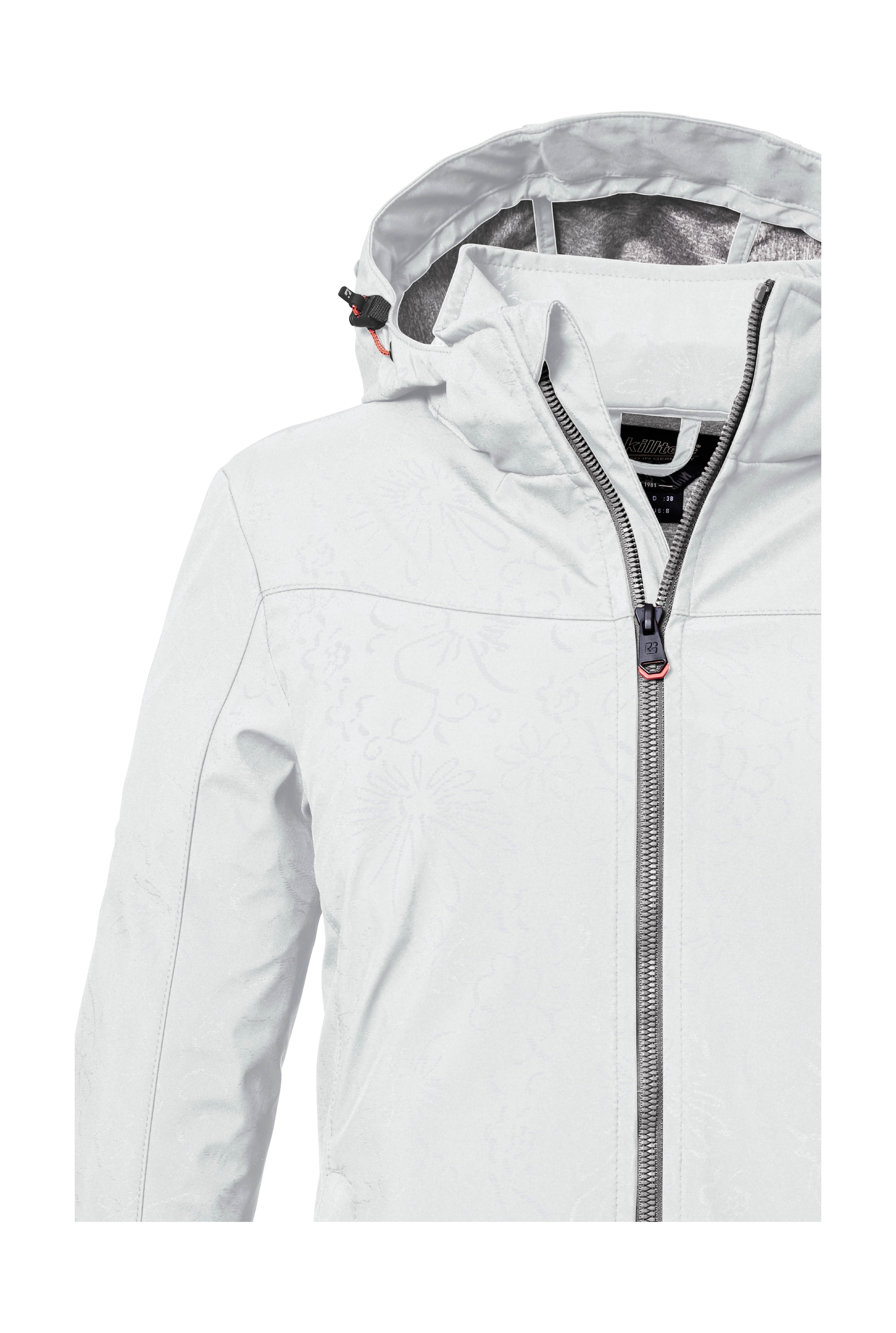 Killtec Softshelljacke »KOS 40 WMN SFTSHLL JCKT«, Wasserabweisende, atmungsaktive Damenjacke aus recyceltem Material