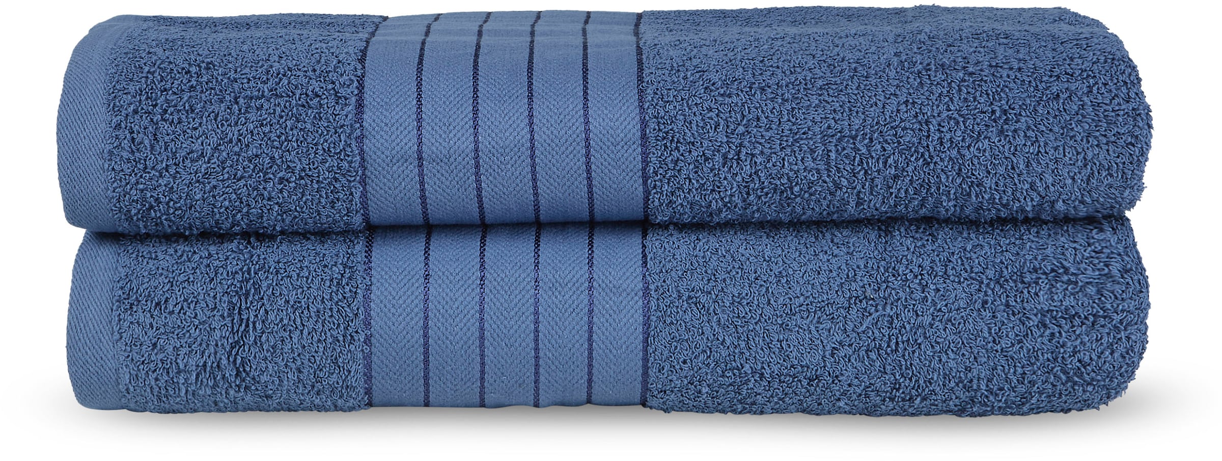 Badetuch »Uni Towels«, (2 St., 2er Set Badetücher 70 x 140 cm), Baumwolle,...