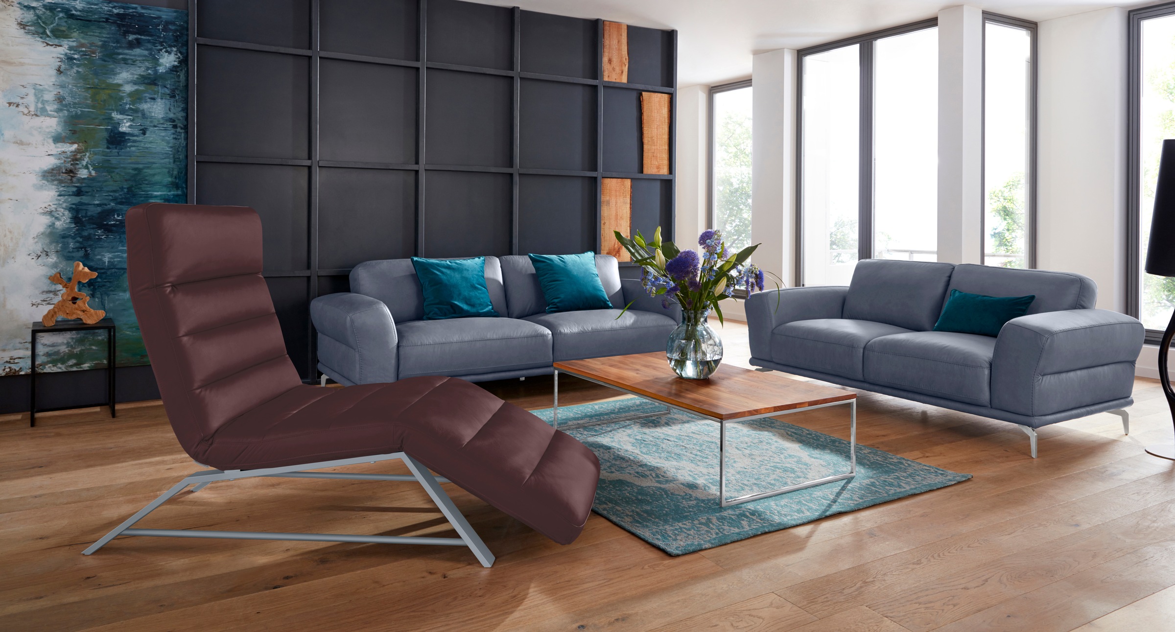 W.SCHILLIG Relaxliege »daily dreams«, Funktionsliege wahlweise mit Motor, Gestell matt, Breite 65 cm