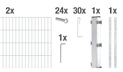 Gabionenzaun »Gabionen-Anbauset Step²«