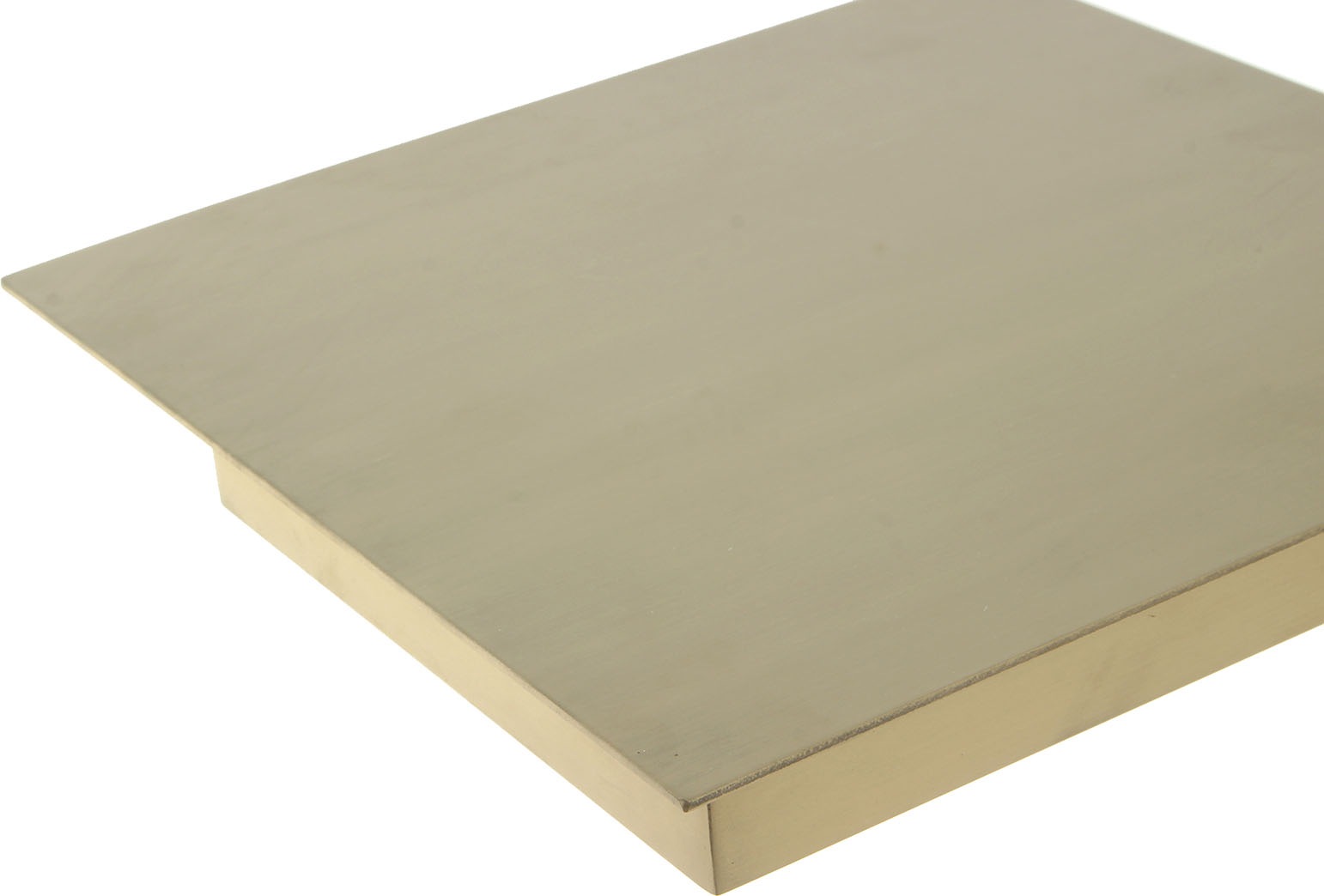 Kayoom Beistelltisch »Oscar 225, Passender Marmorfuß in kantigem Design« 1 Stk. tlg. Eckiger Marmorfuß, eckige Ablagefläche und Gestell aus Edelstahl