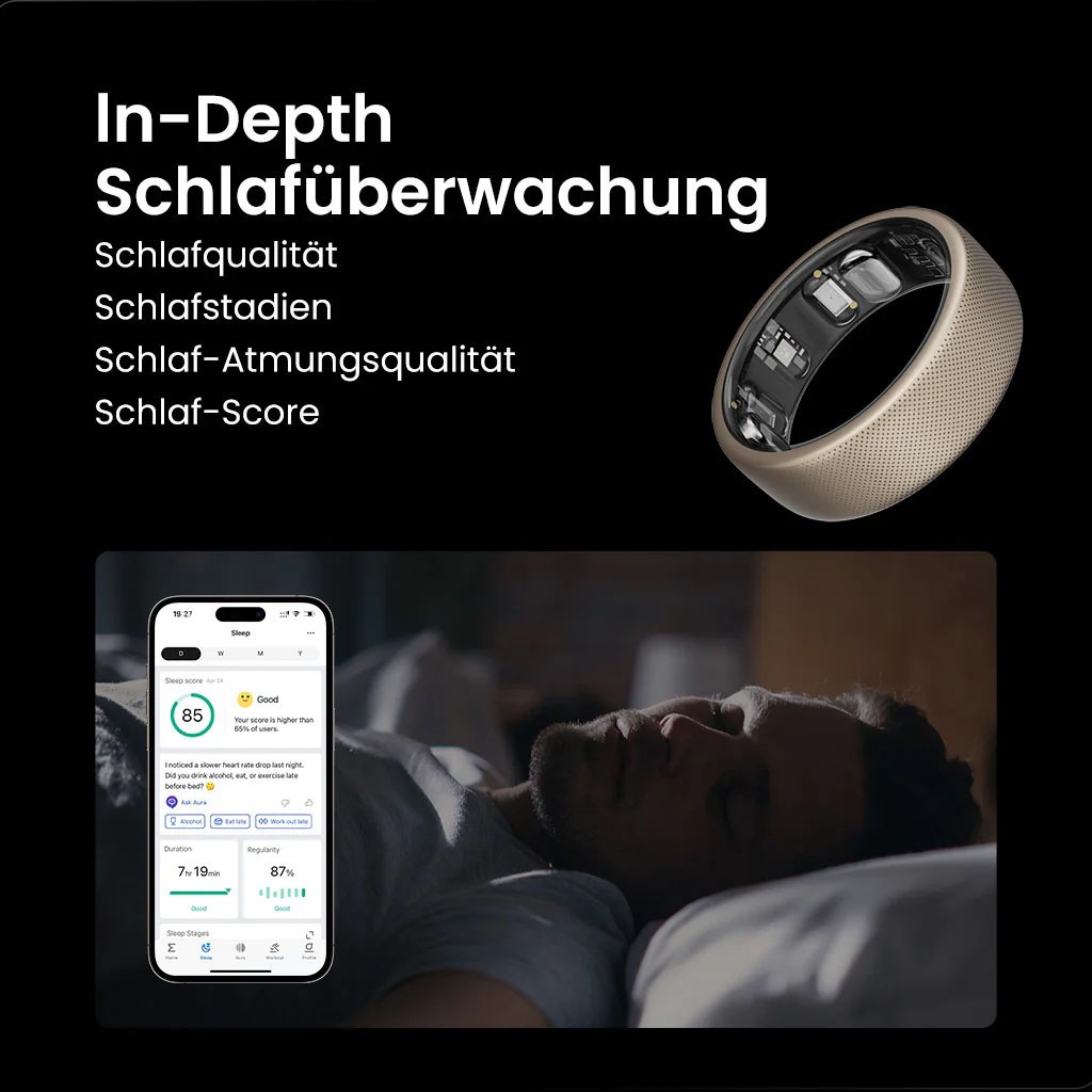 Amazfit Fitness-Tracker »Helio Ring (Size 10)«