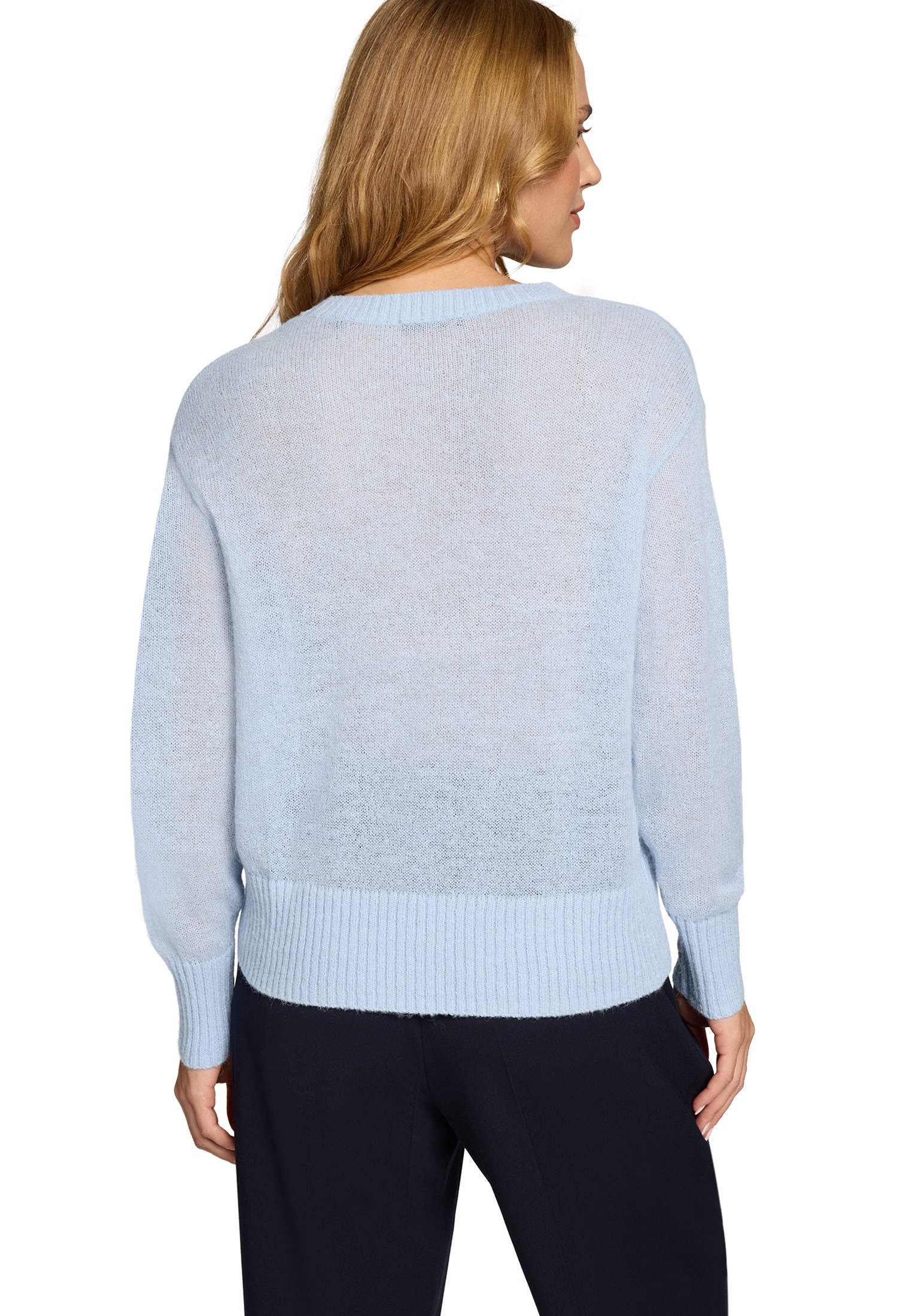 Zero Rundhalspullover »Pullover mit Alpakawolle«