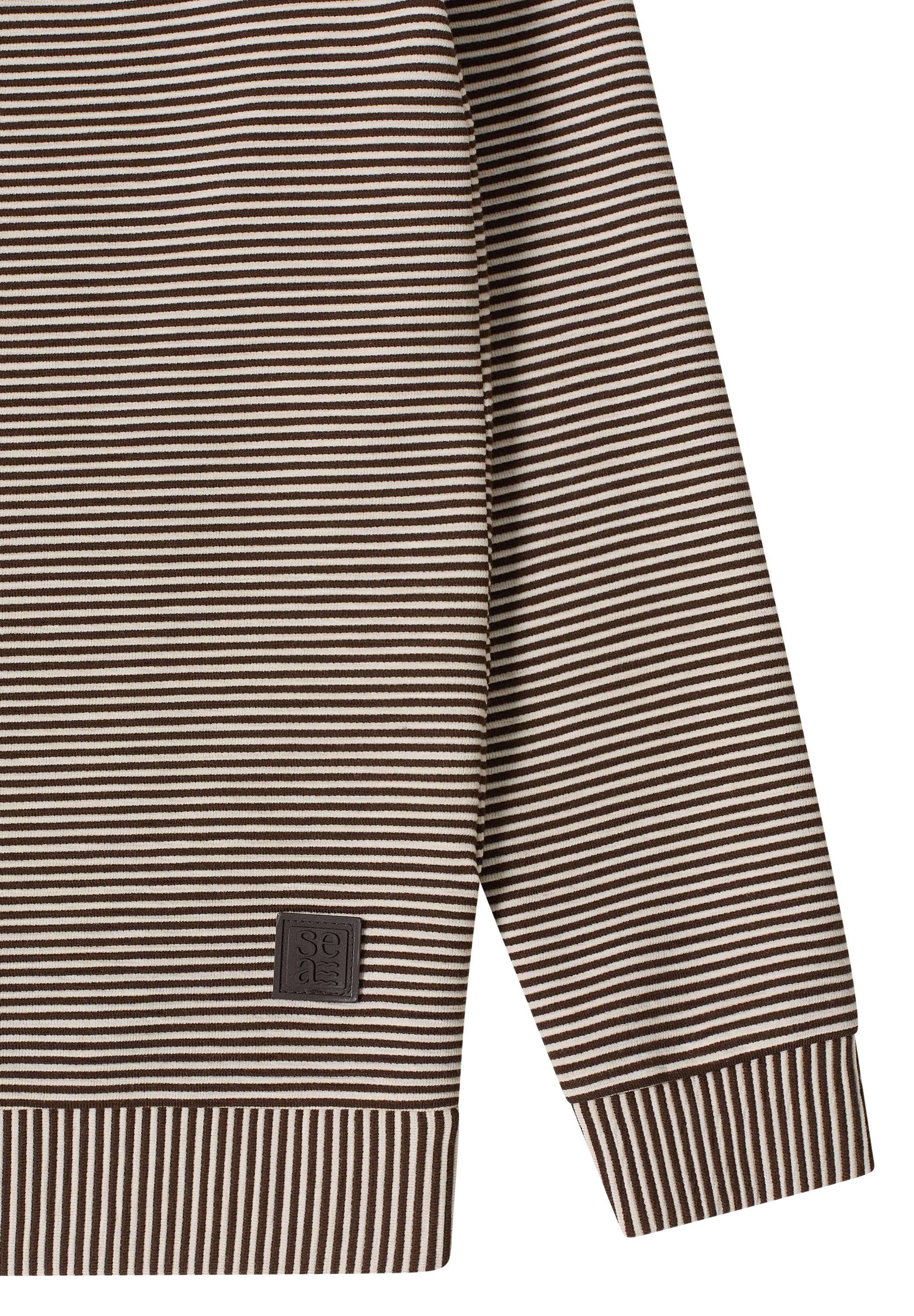 Cecil Sweatjacke mit Ottomanstruktur