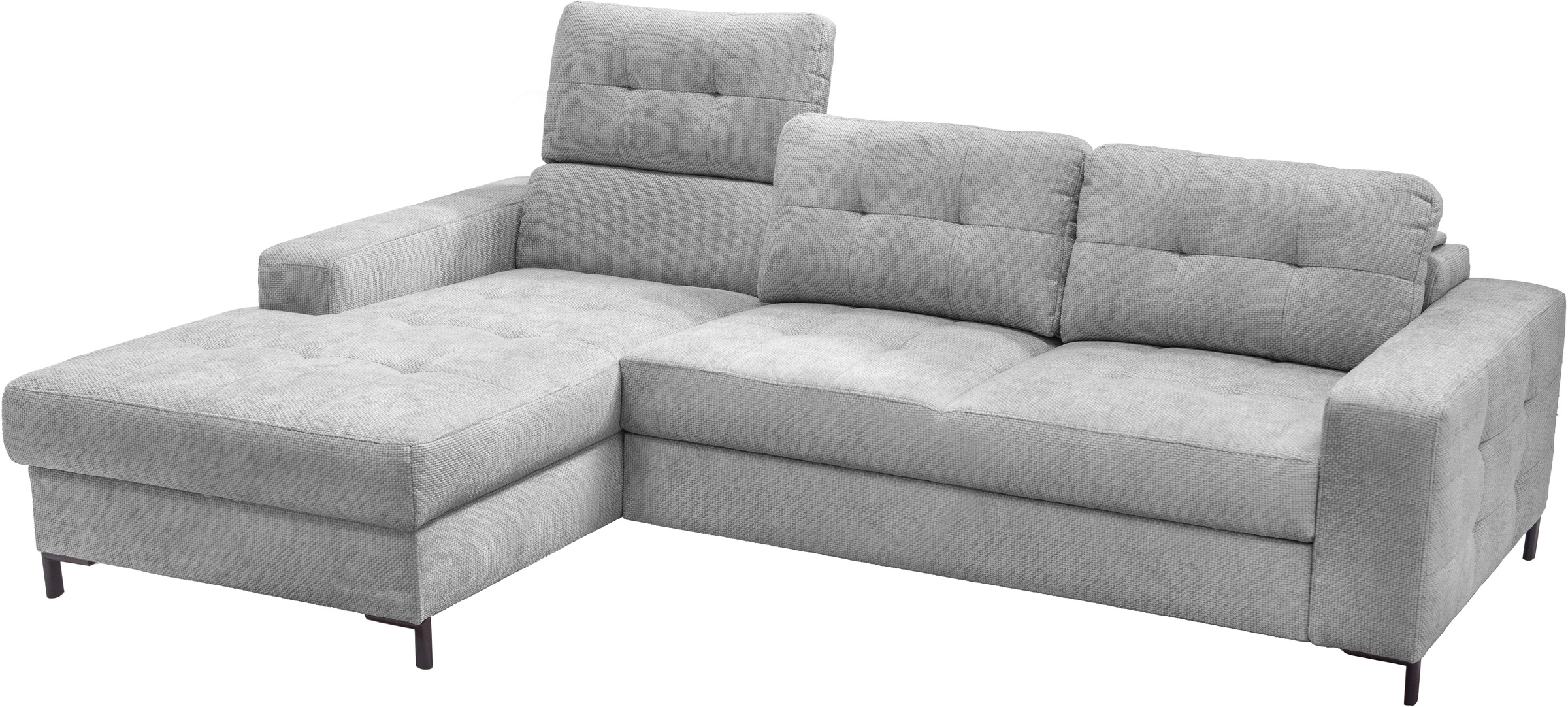exxpo - sofa fashion Ecksofa »Bonito, mit Rücken- und Sitztiefenverstellung, inkl. Bett & Bettkasten«, Sitztiefenverstellung,Höhenverstellung