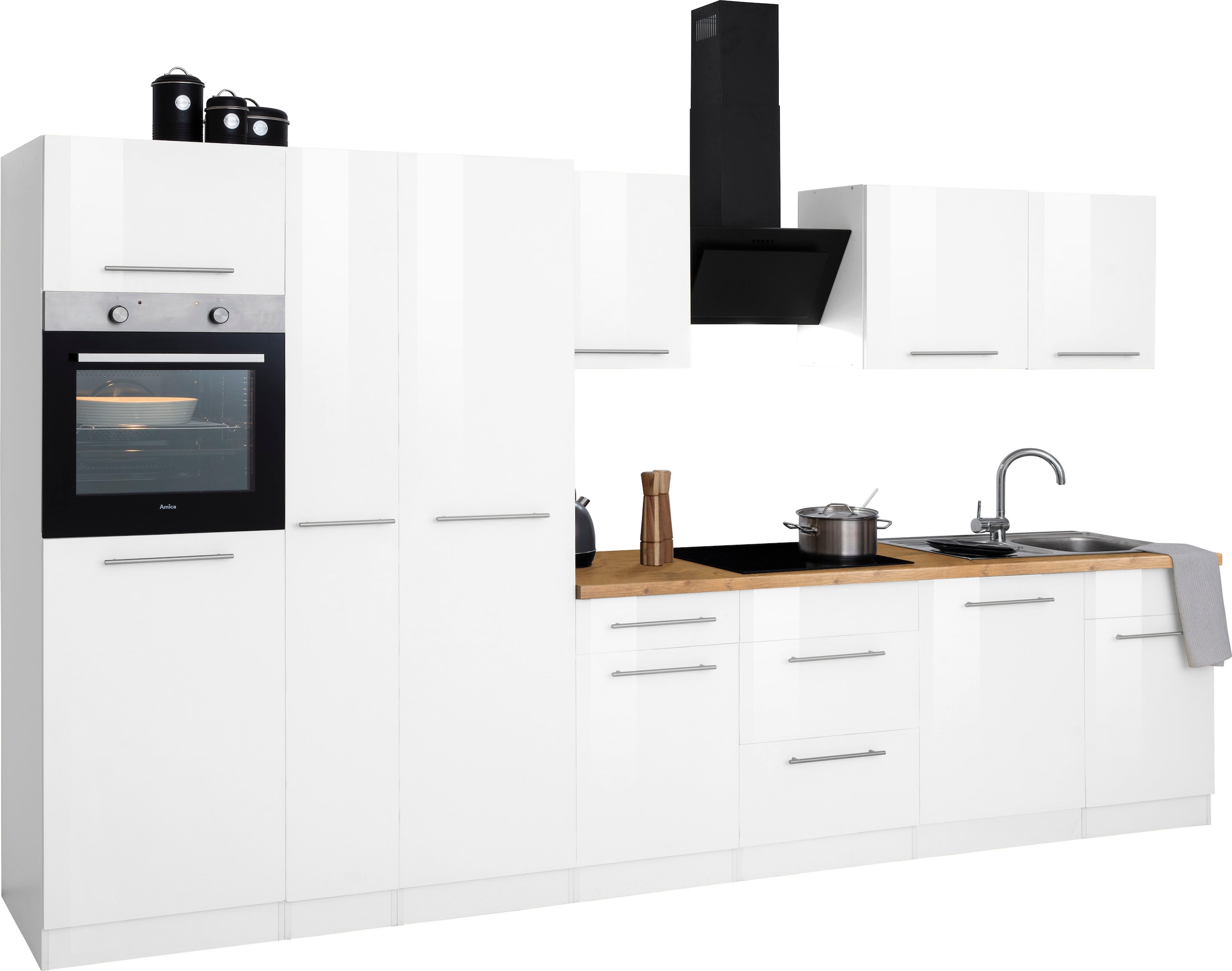 wiho Küchen Rechnung Breite cm 360 Küchenzeile E-Geräte, auf bestellen »Unna«, ohne
