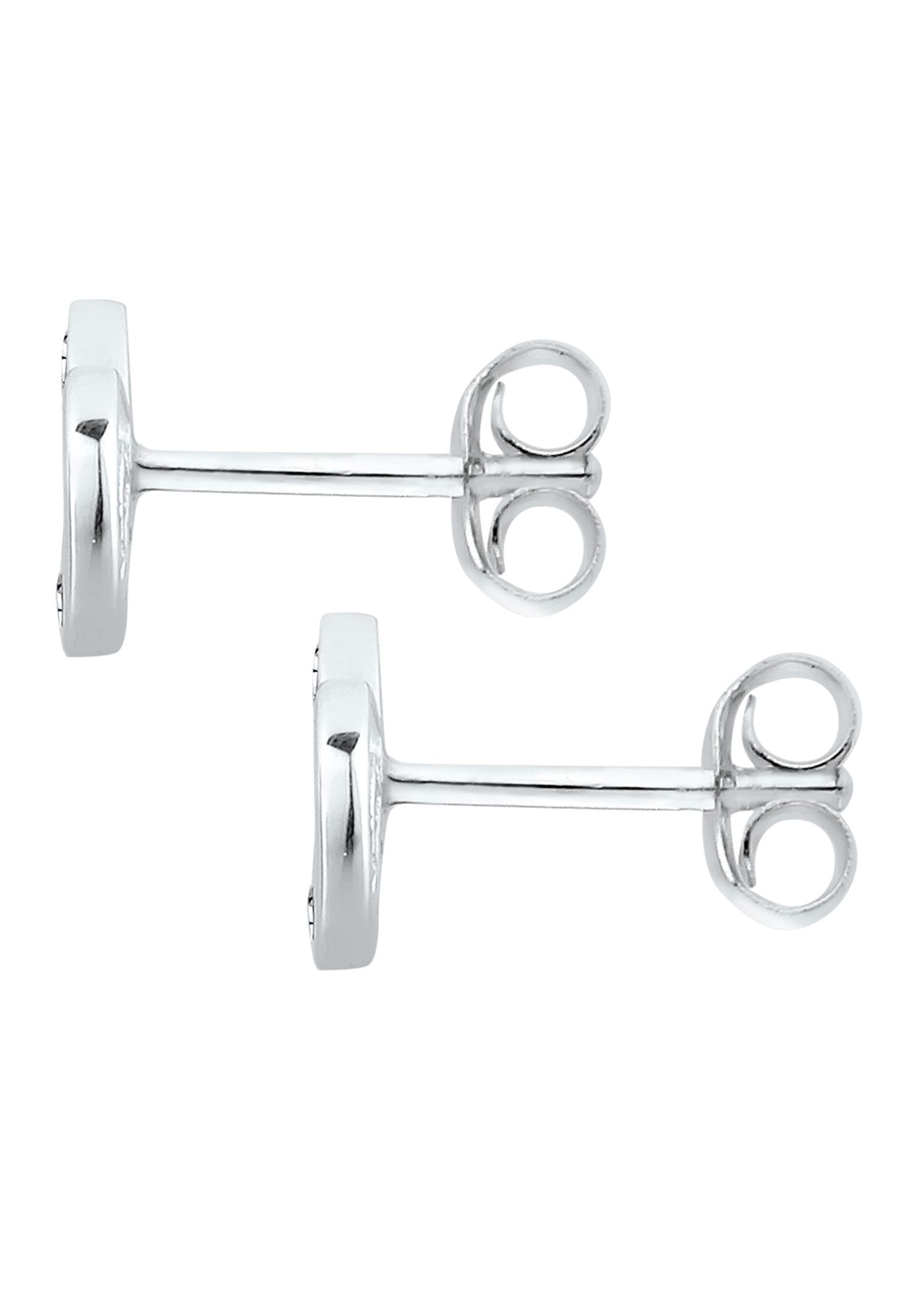 Elli Paar Ohrstecker »Ohrringe Infinity Symbol Kristalle 925 Sterling Silber«