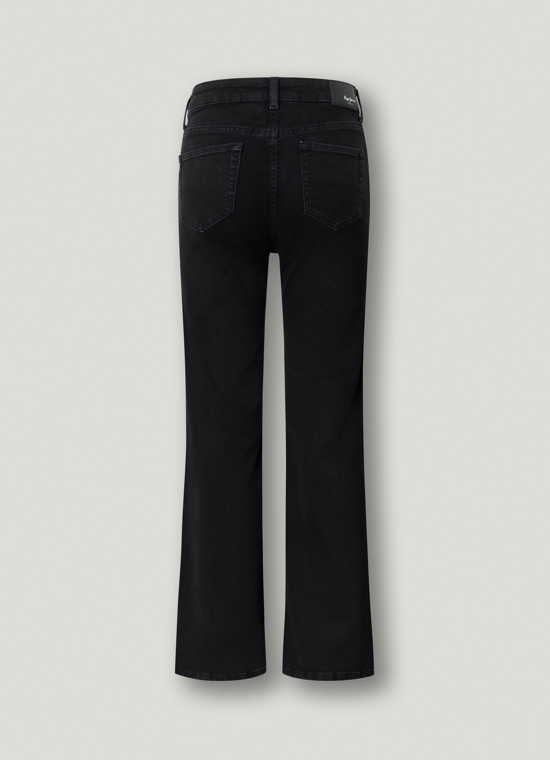 Pepe Jeans High-waist-Jeans »WILLA BLK« Flare Leg, mit dekorativen Nieten