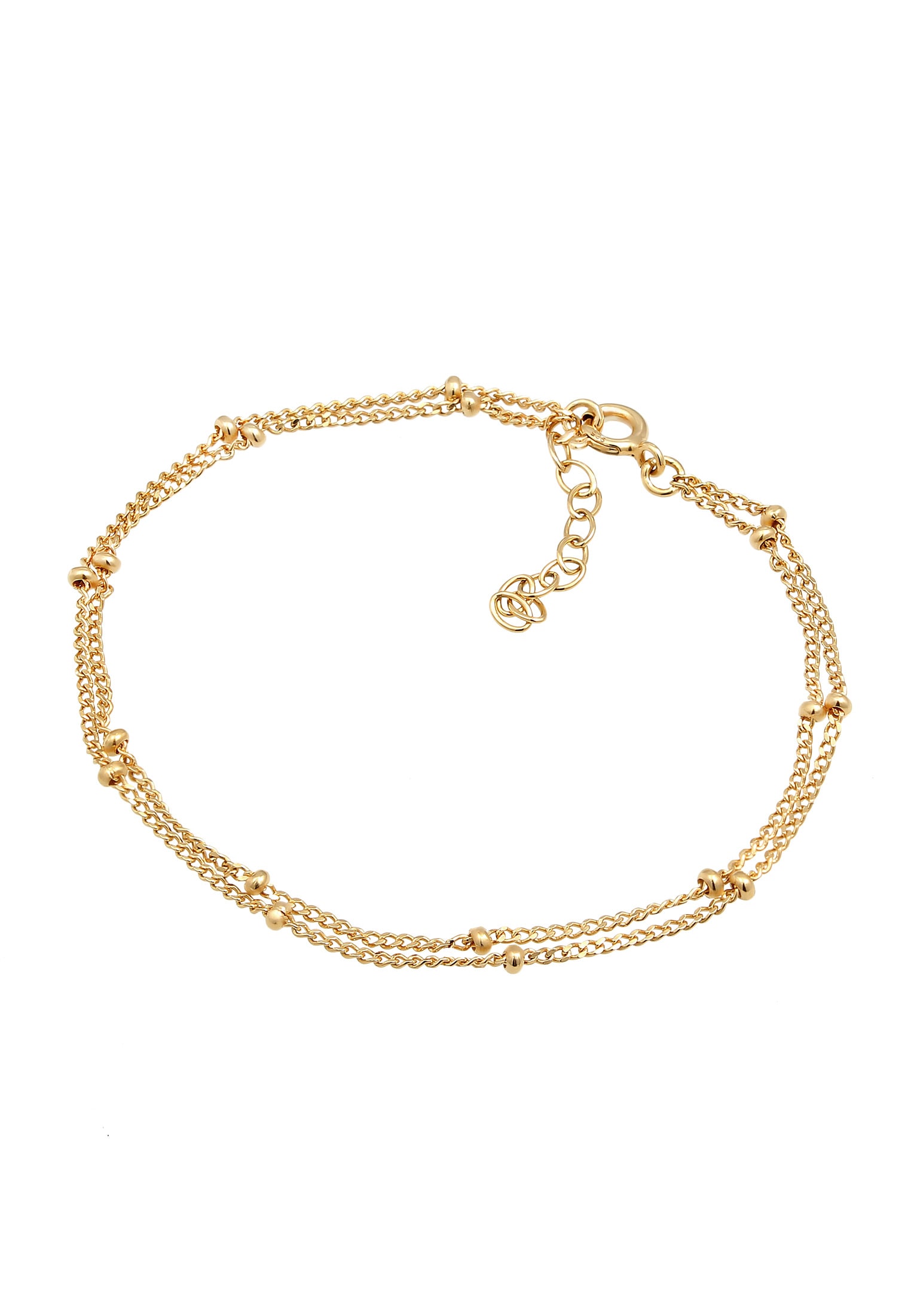 Elli Armkette »Armband Layer Kugel Kettchen Basic Trend 925er Silber«