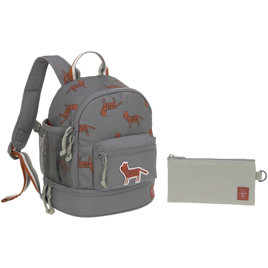 »Safari Kinderrucksack Grey« LÄSSIG Tiger