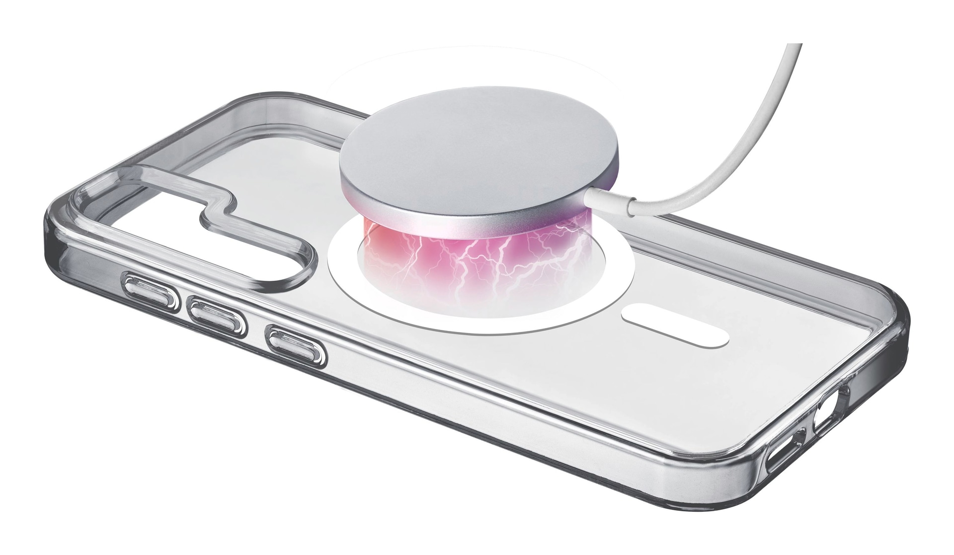 Cellularline Handyhülle »Gloss MagSafe Case MAG für Samsung Galaxy S25 Ultra«, Backcover, Schutzhülle, Handyschutzhülle, Case, Schutzcase, stoßfest