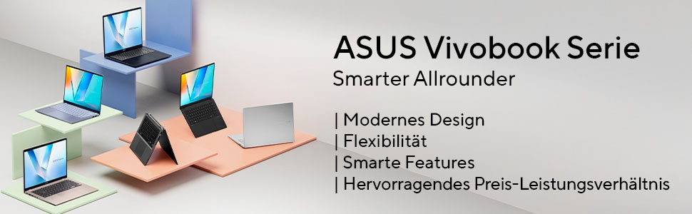 Asus Notebook »Vivobook 16 M1607KA-MB172W« 40,6 cm / 16 ″ AMD Ryzen™ AI 5 Radeon Graphics 1.000 GB SSD